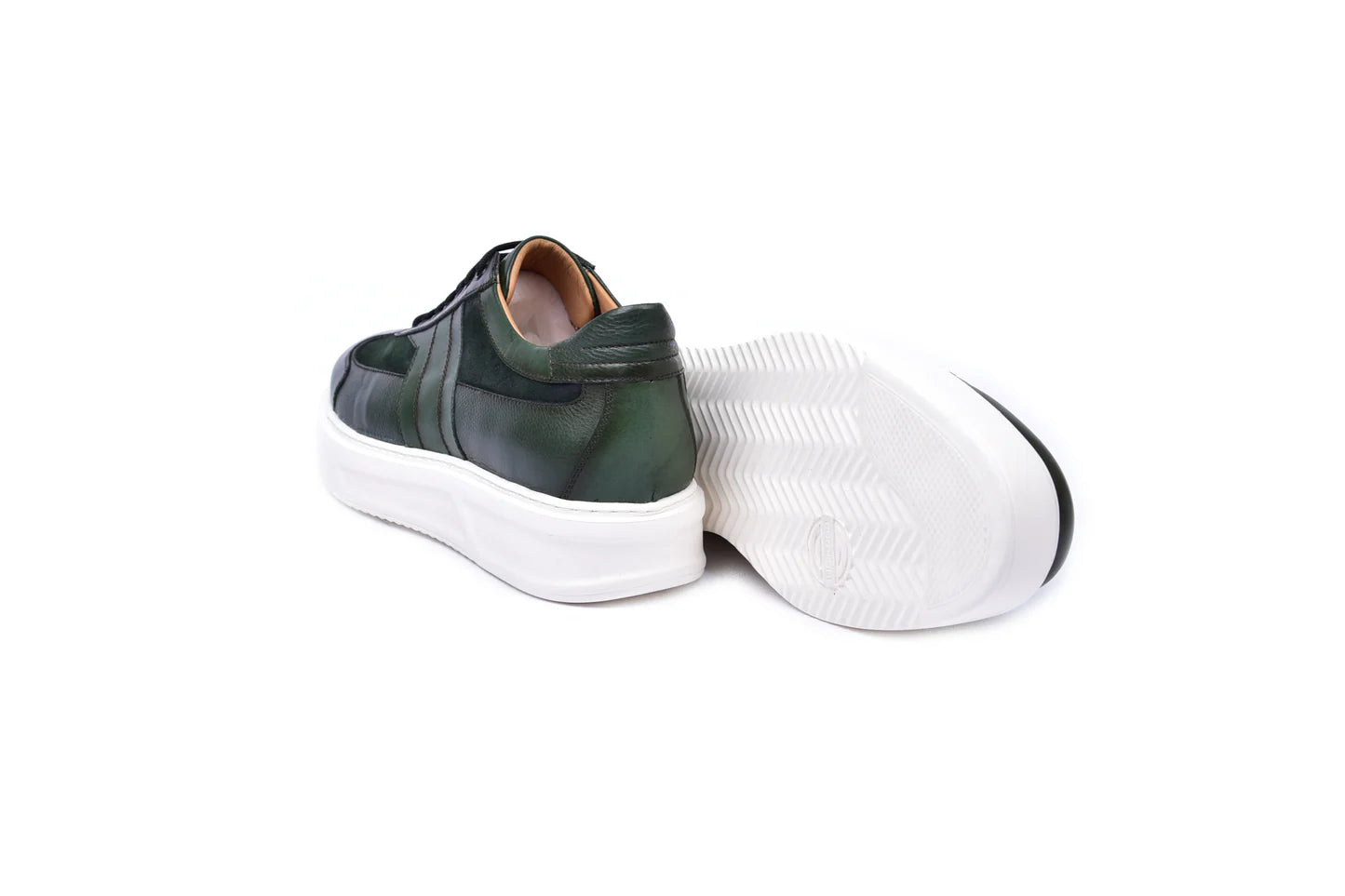Corrente Green Calfskin Casual Shoe