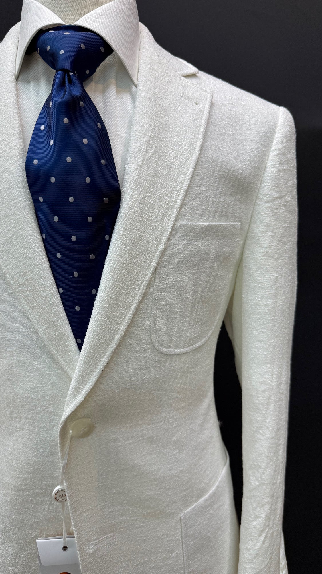 Slim Fit White Sportcoat