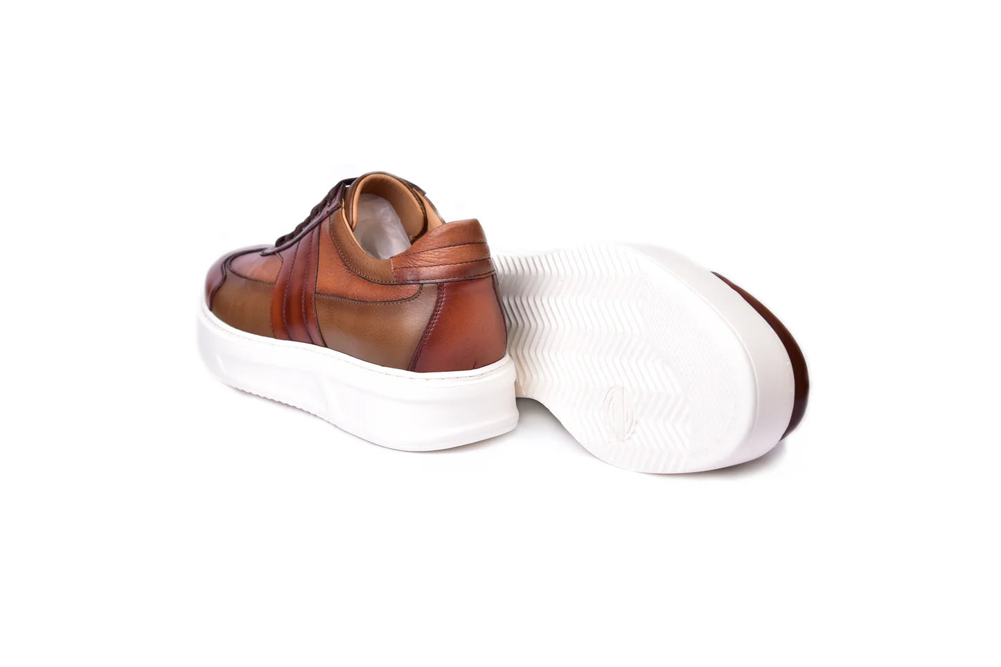Corrente Tan Calfskin Casual Shoe