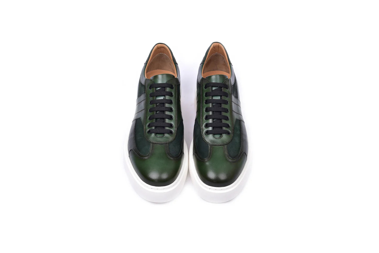 Corrente Green Calfskin Casual Shoe
