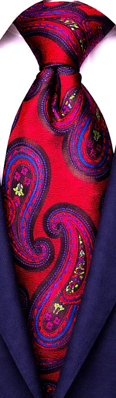 RED & ROYAL TIE