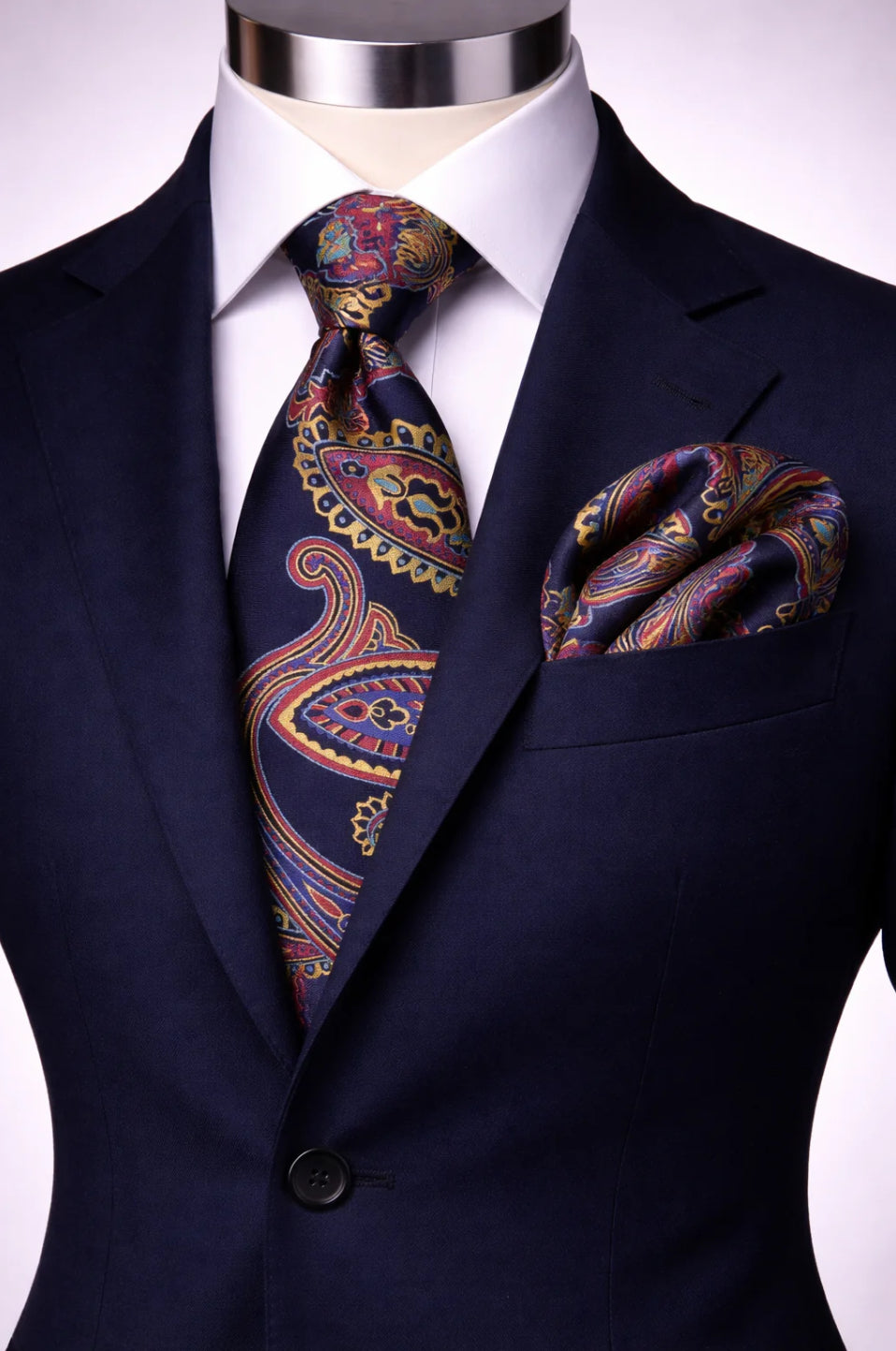 NAVY MULTI COLOR TIE