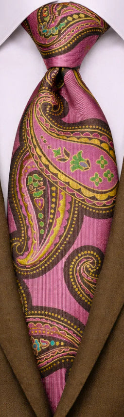 PINK & TAUPE TIE