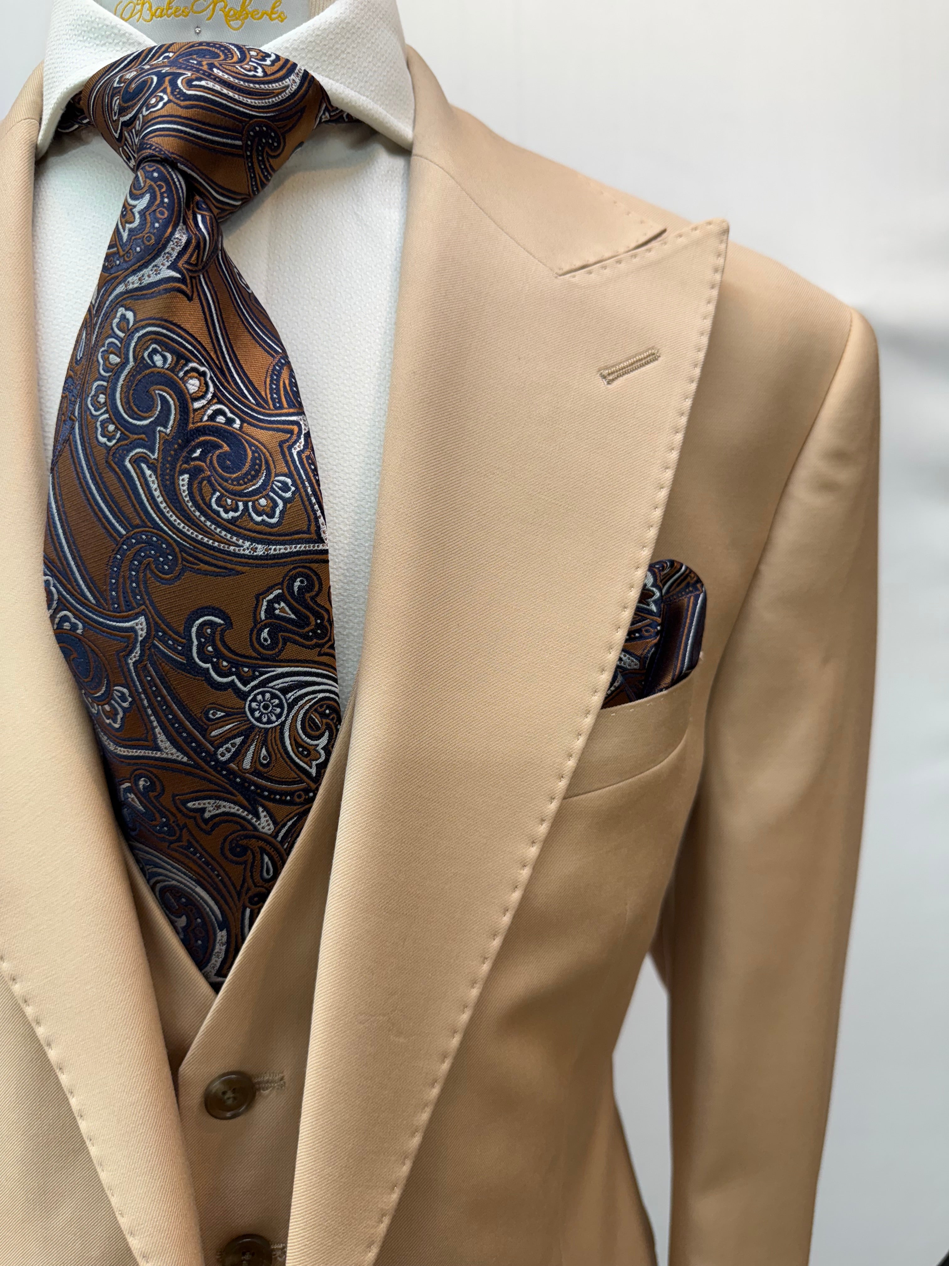 Berragamo Tan Modern Fit 3pc
