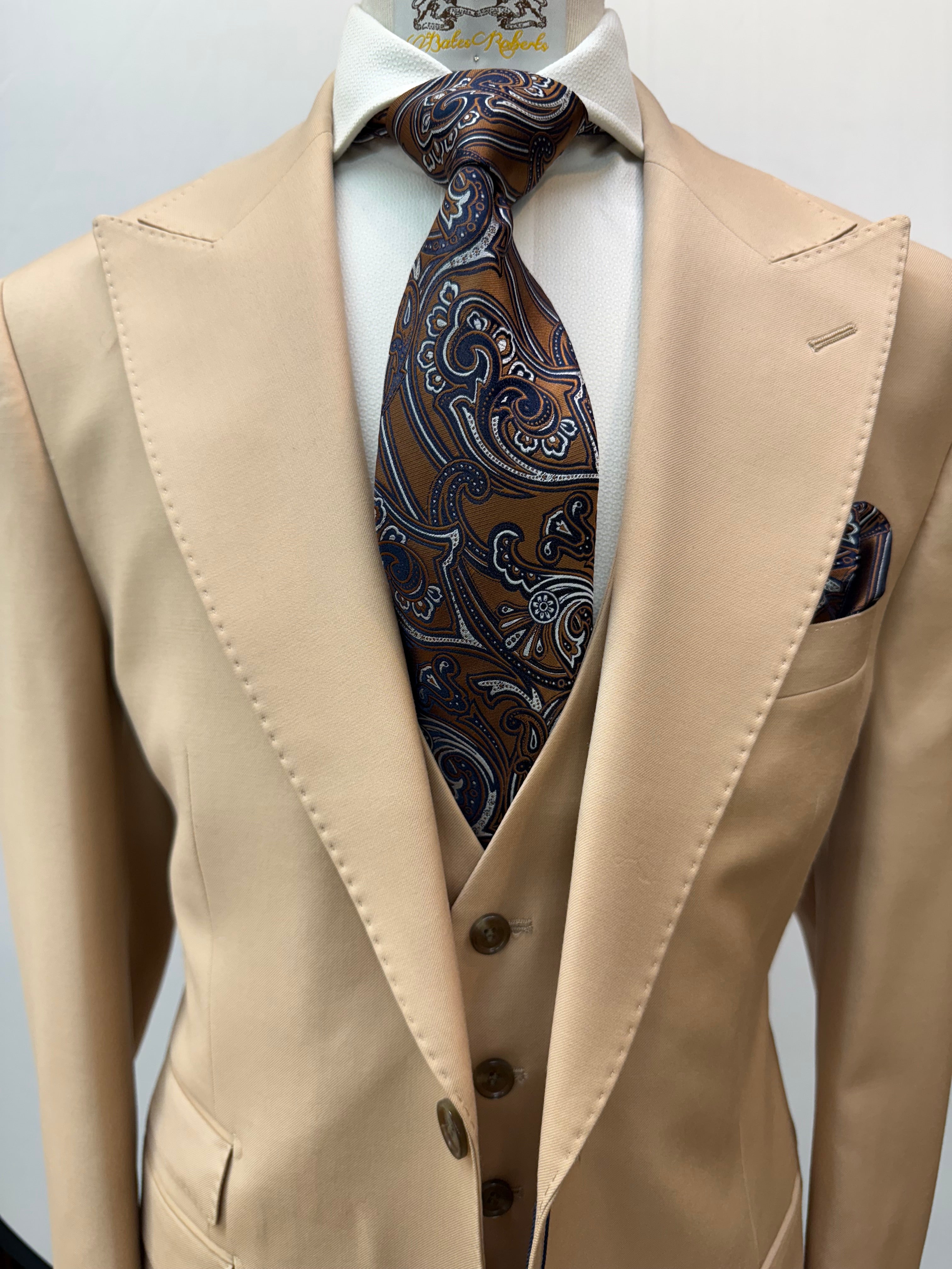 Berragamo Tan Modern Fit 3pc