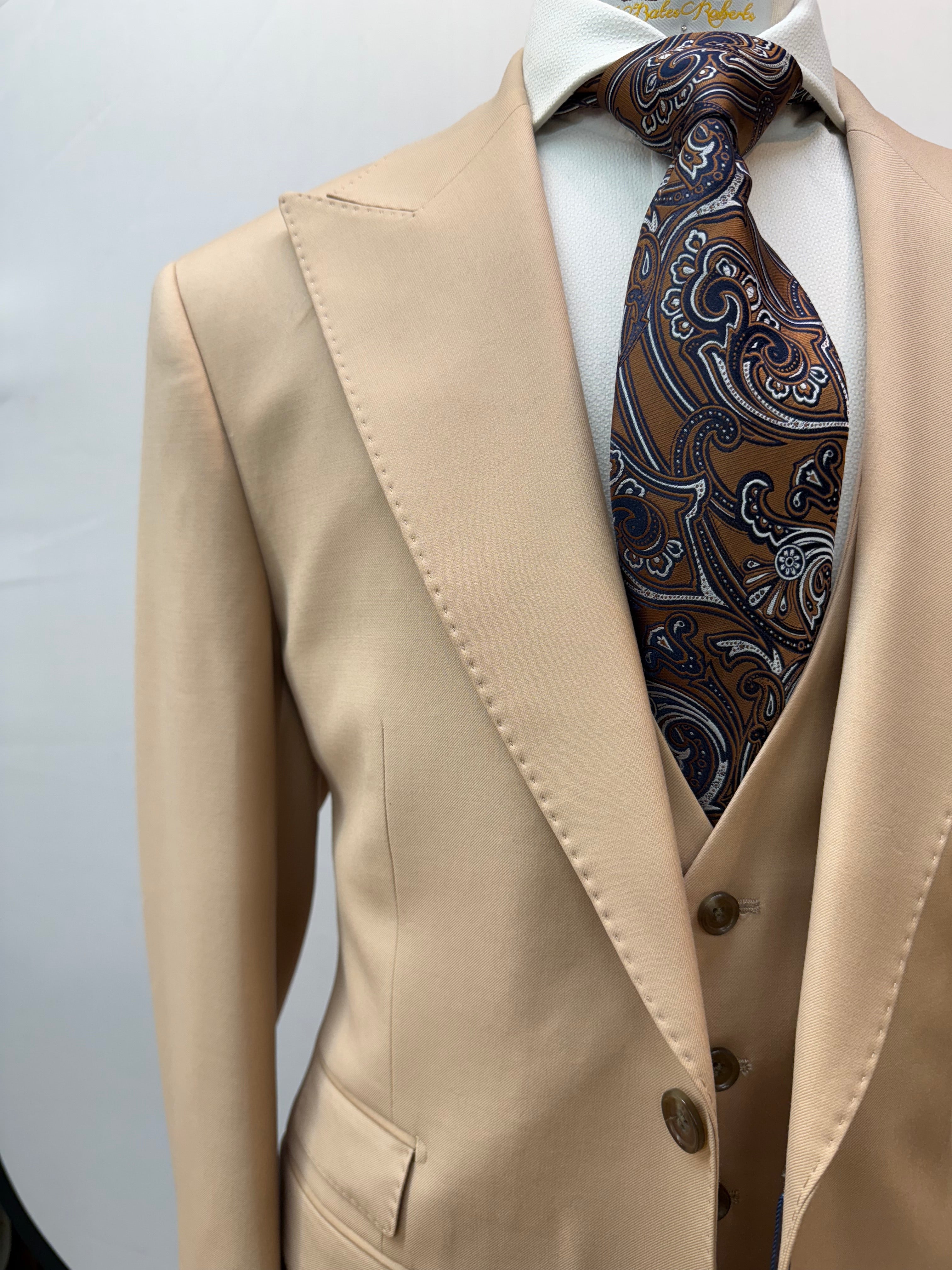 Berragamo Tan Modern Fit 3pc