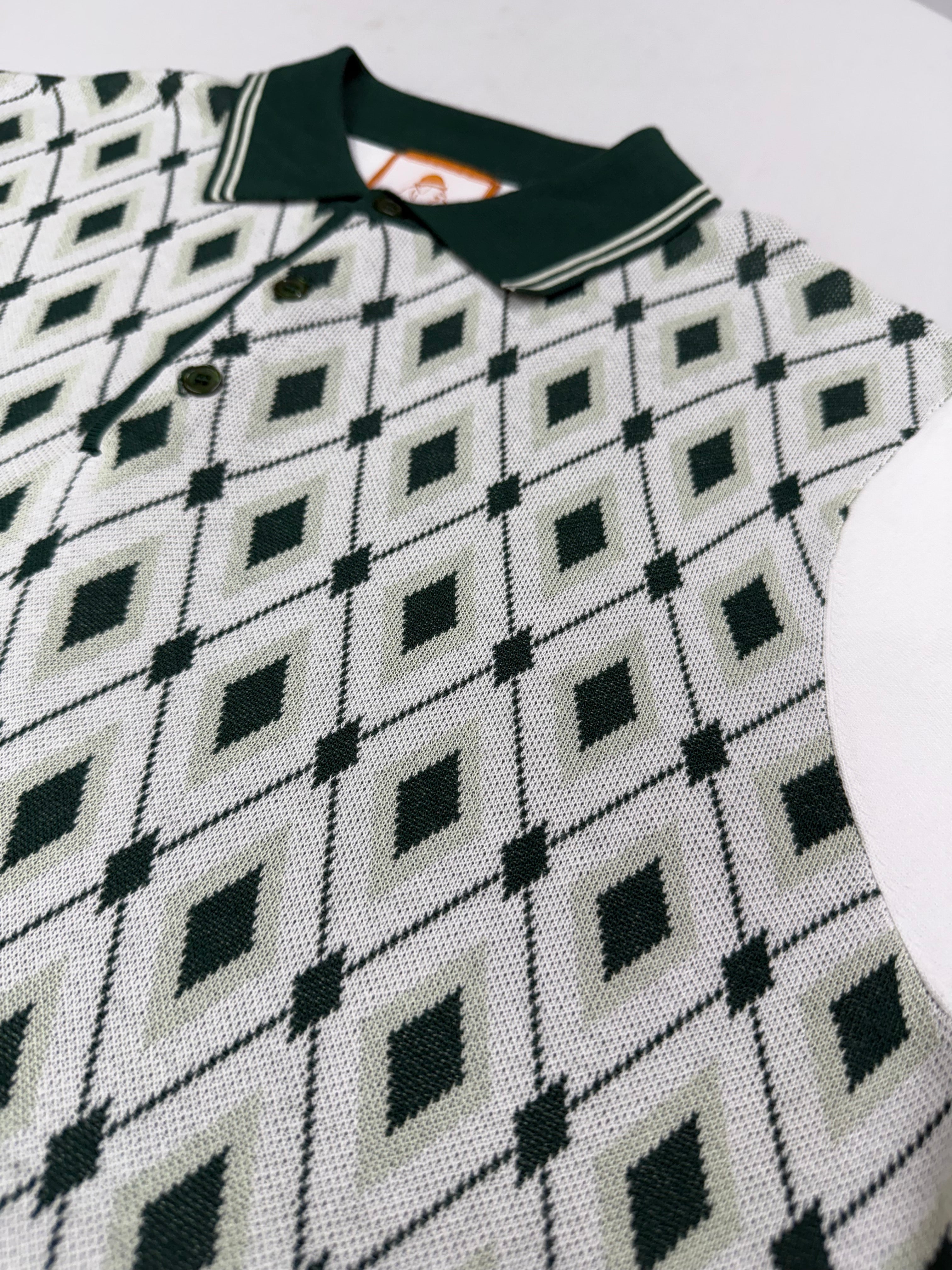 Cigar Couture Forest Green Short Sleeve Knit Shirt