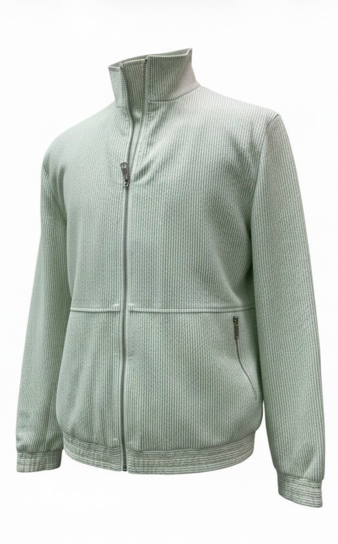 Green Seersucker Jogger