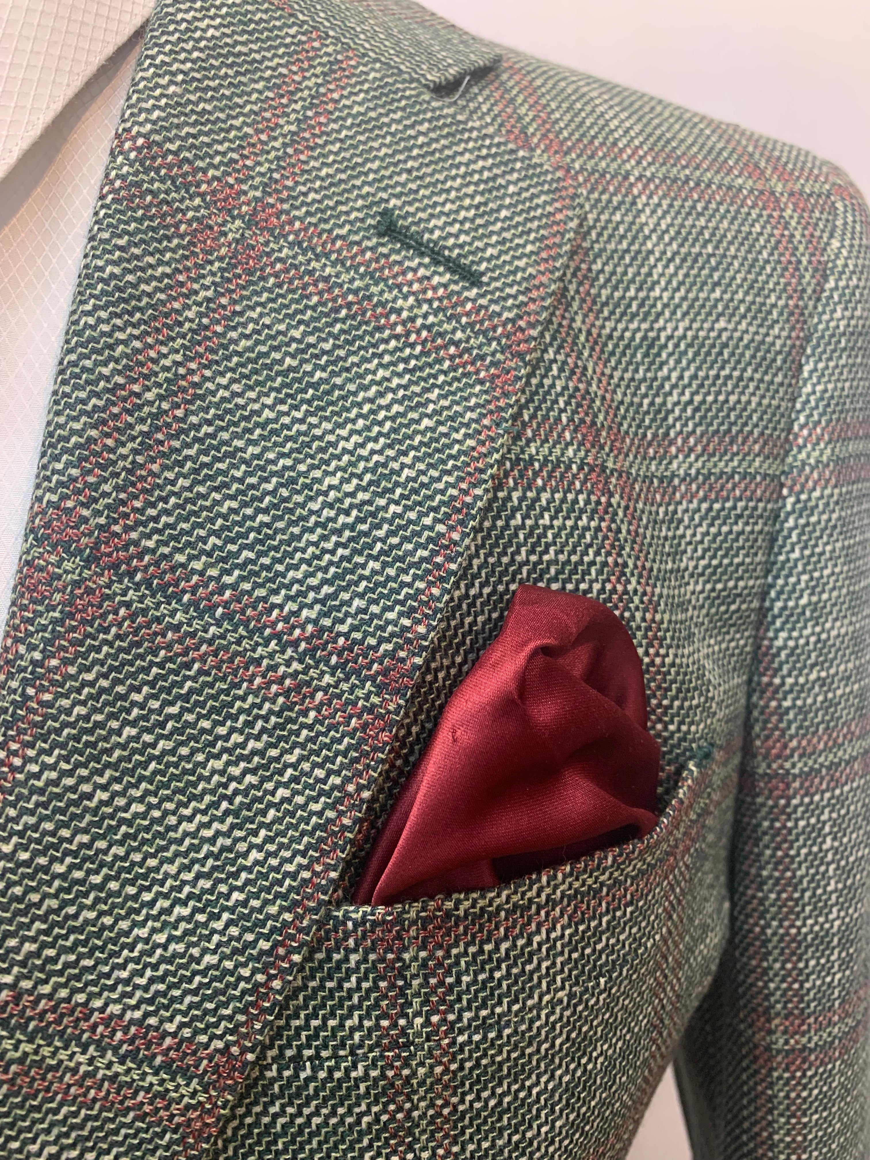 Tiglio Green/Light Burgundy Sportcoat