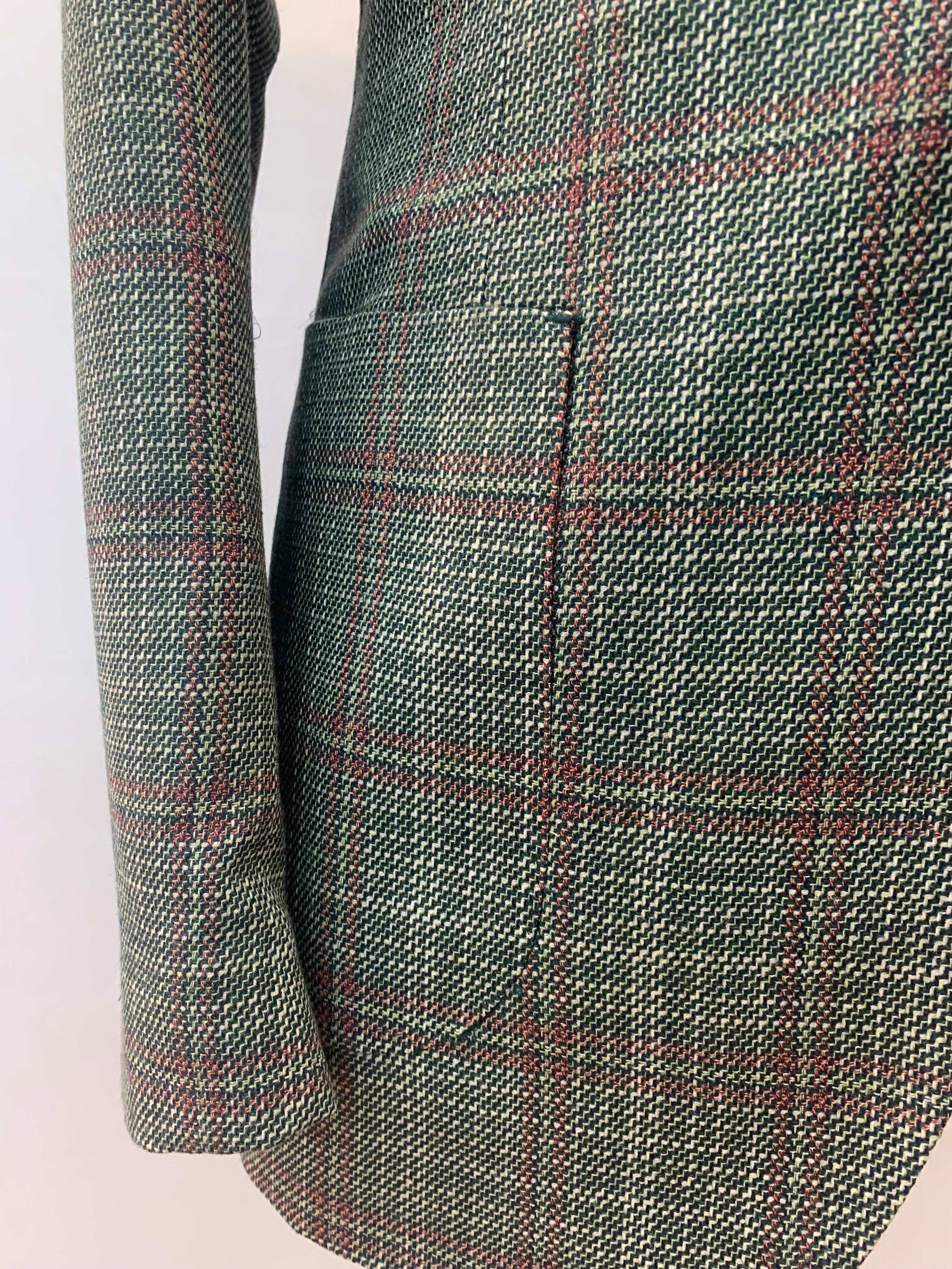 Tiglio Green/Light Burgundy Sportcoat