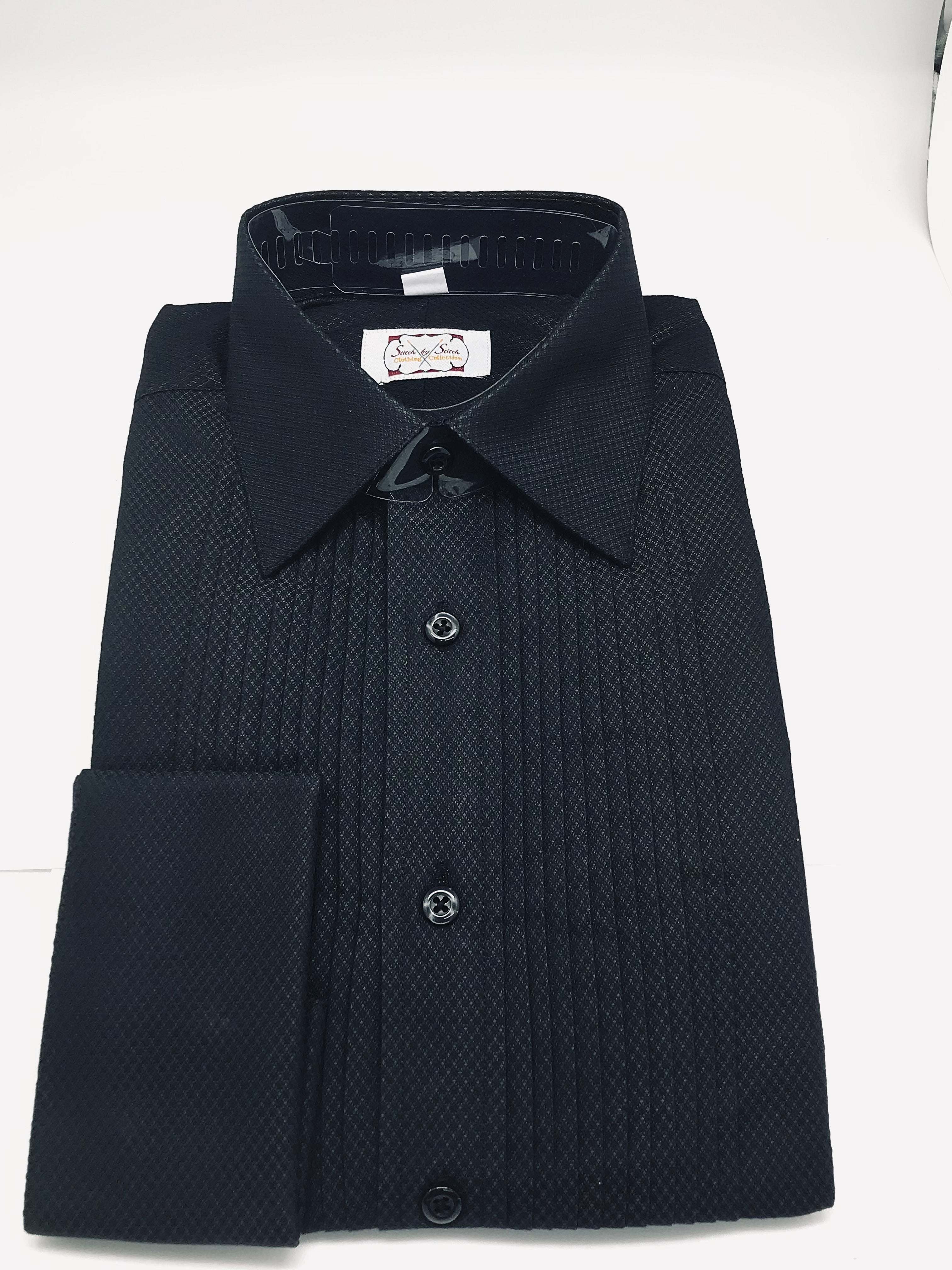 Stitch by Stitch Tuxedo Black Diamond Shirt