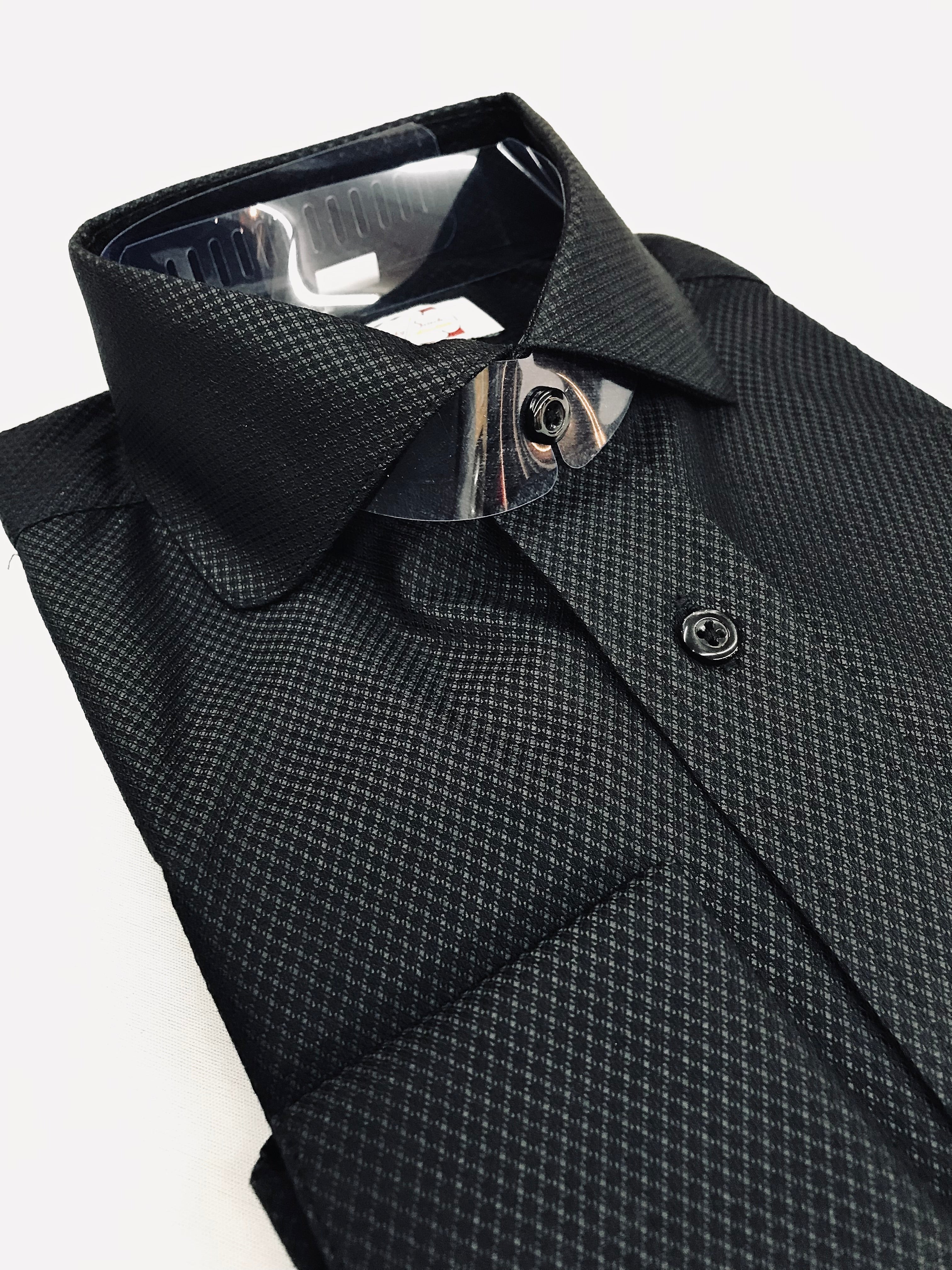 Stitch by Stitch Black Diamond Texture Shirt