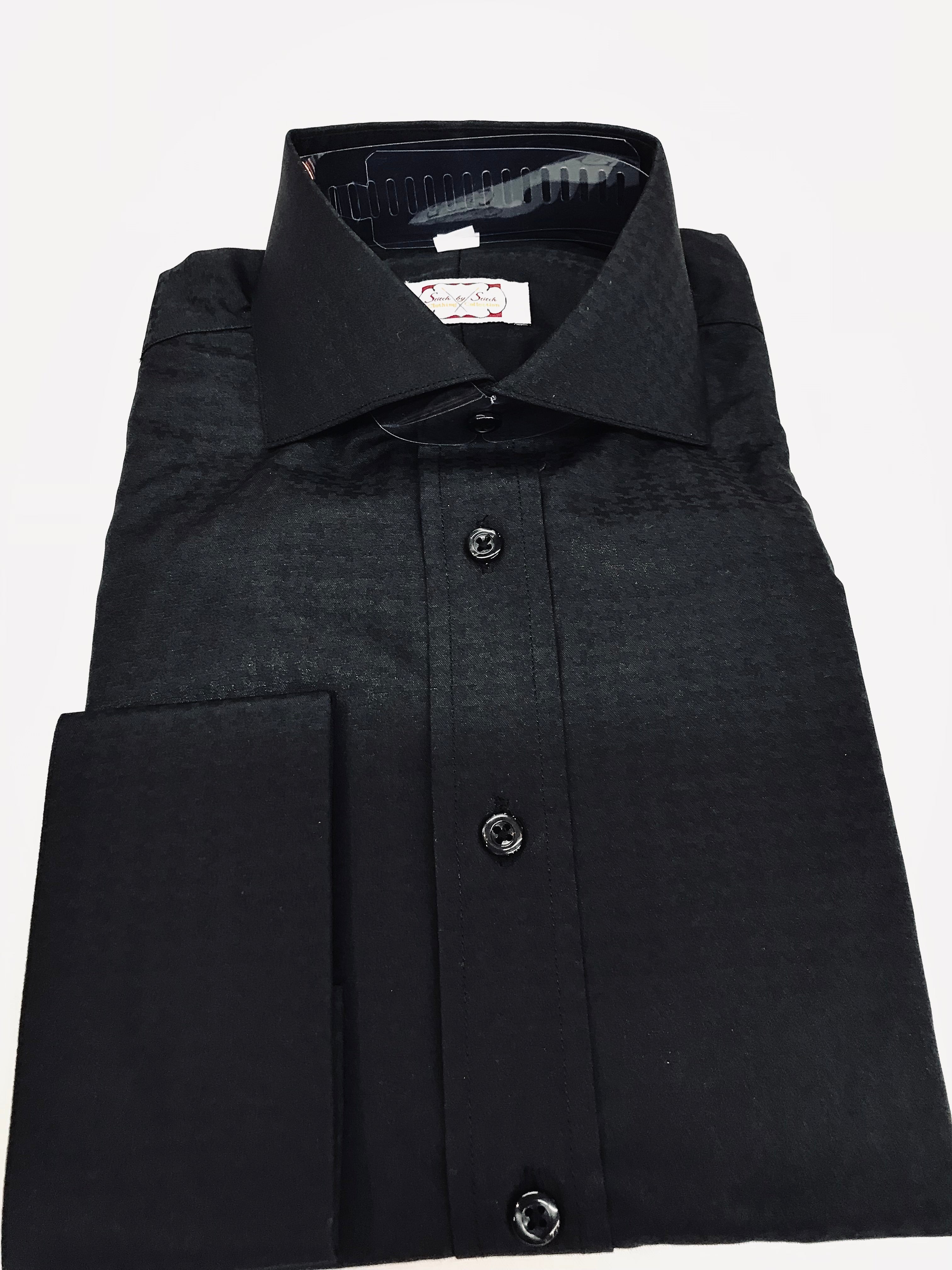 Stitch by Stitch Black Houndstooth Shirt