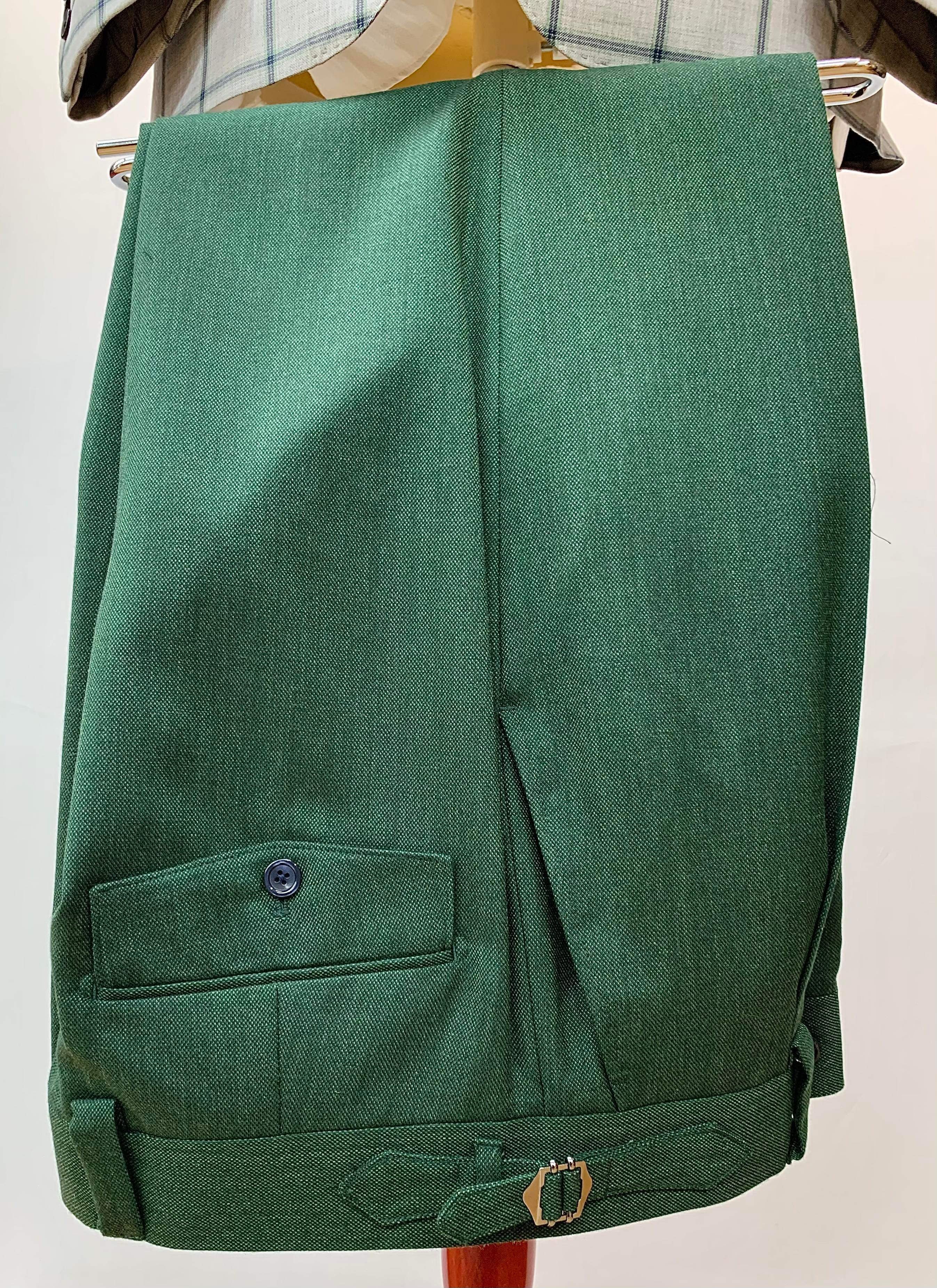 Tiglio Gray/Green & Blue Windowpane w/Green Pant