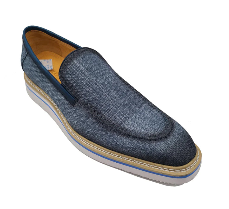 Carrucci Loafer Denim Blue