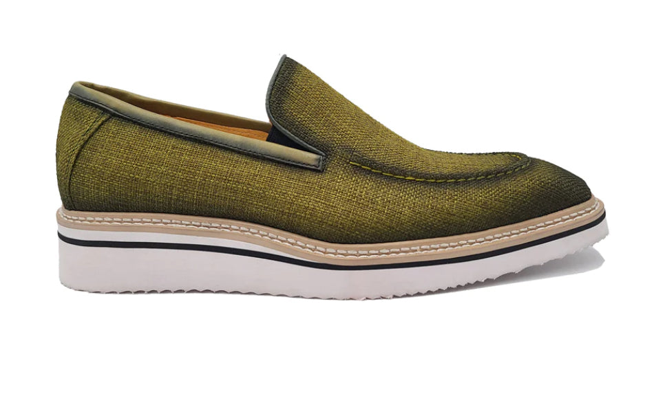 Carrucci Lime Green Loafer