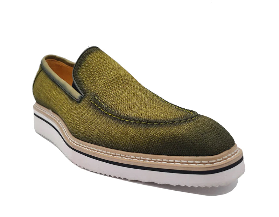 Carrucci Lime Green Loafer
