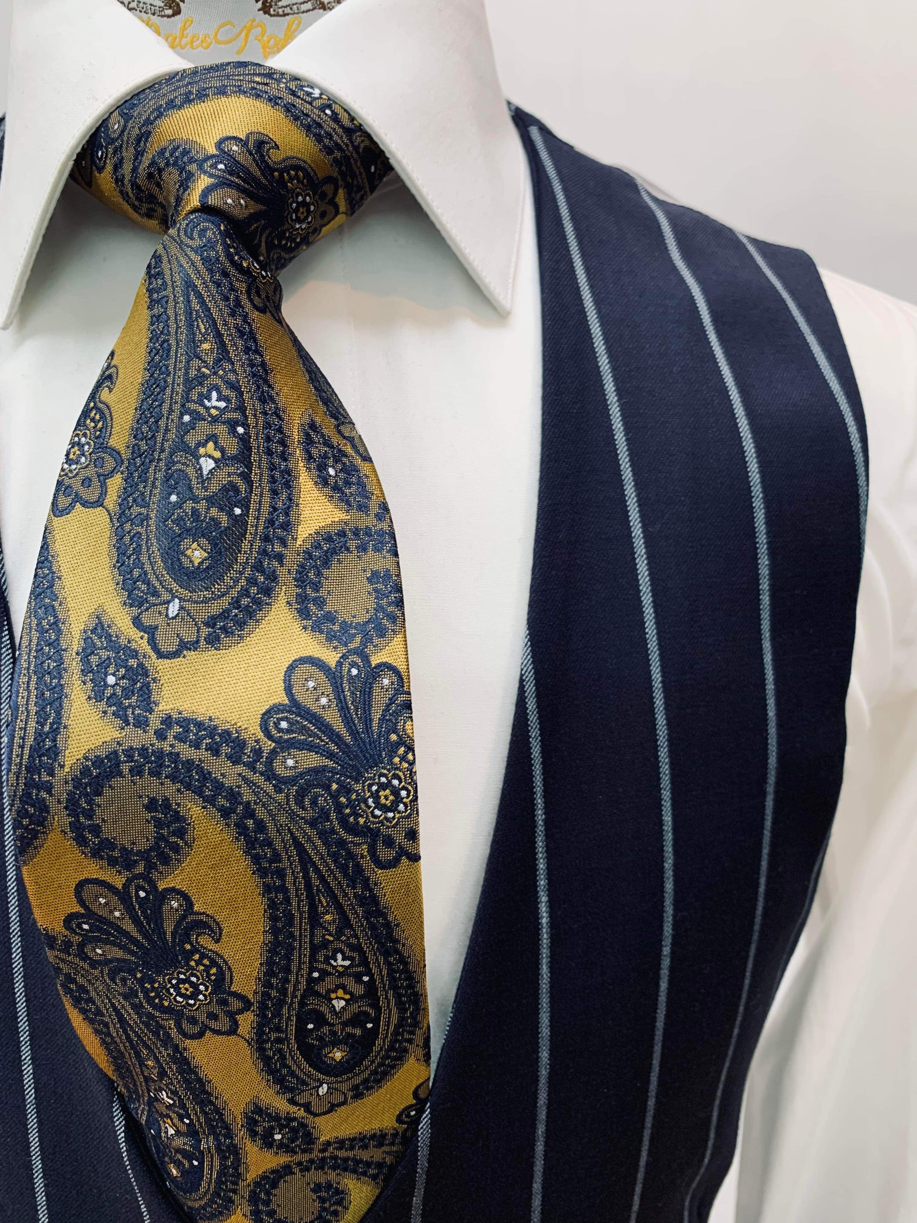 Tiglio Navy Blue Pinstripe 3pc