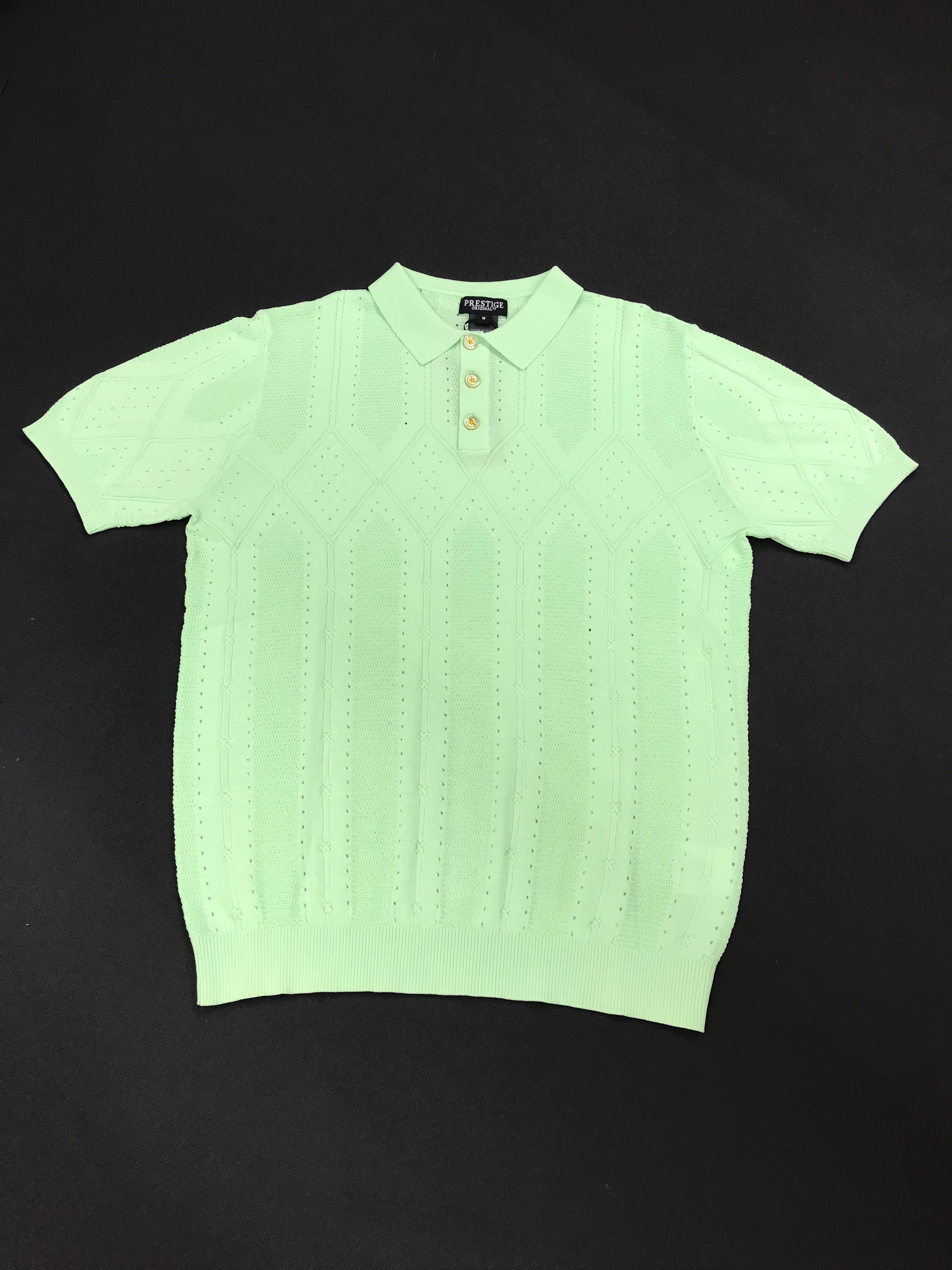 Prestige Lime Green Short Sleeve Shirt