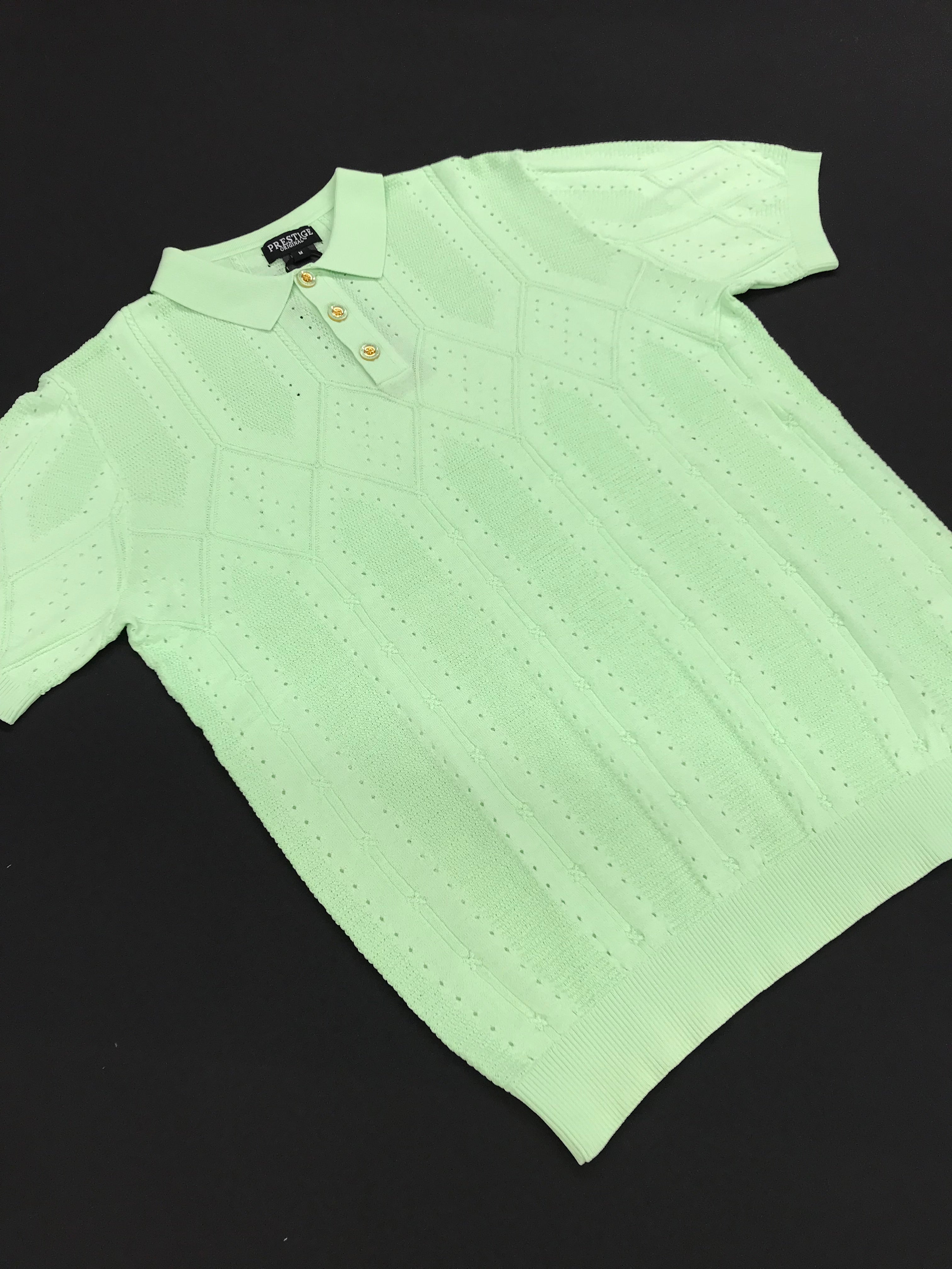 Prestige Lime Green Short Sleeve Shirt