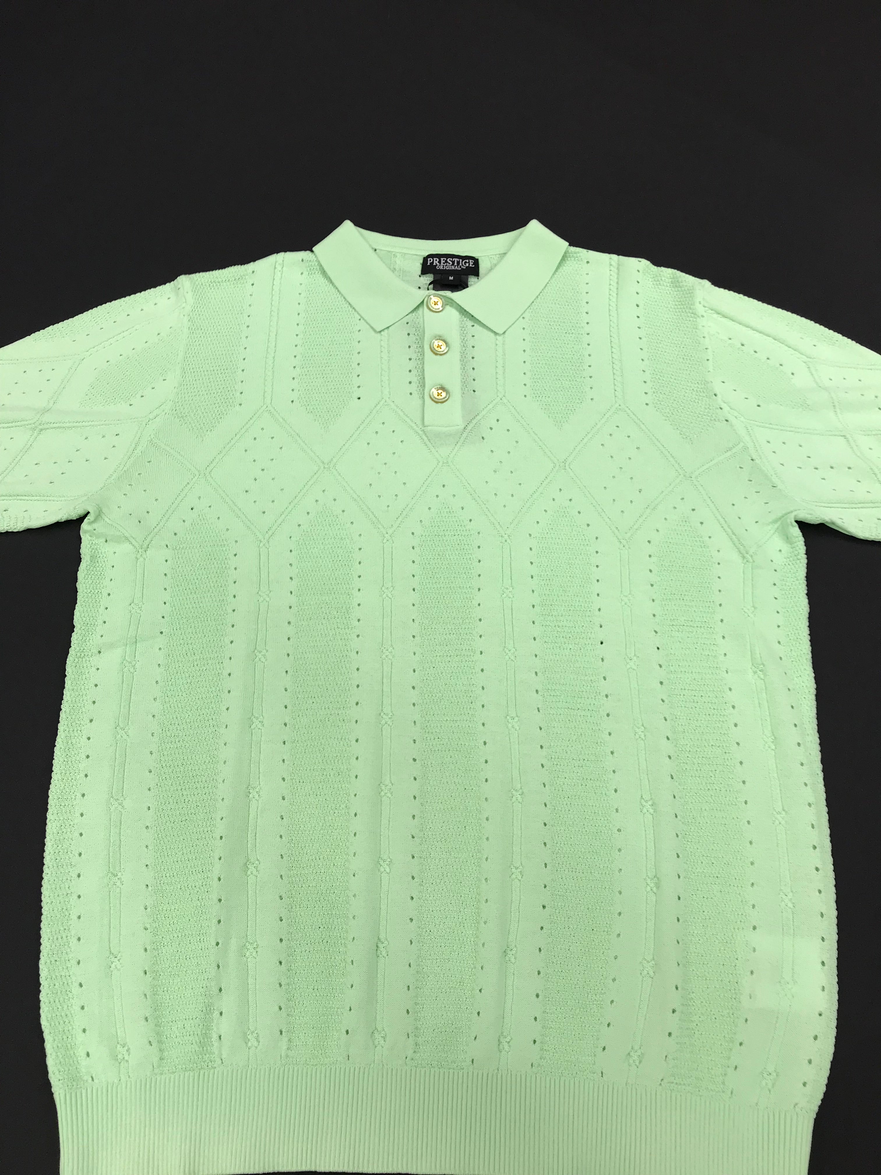 Prestige Lime Green Short Sleeve Shirt