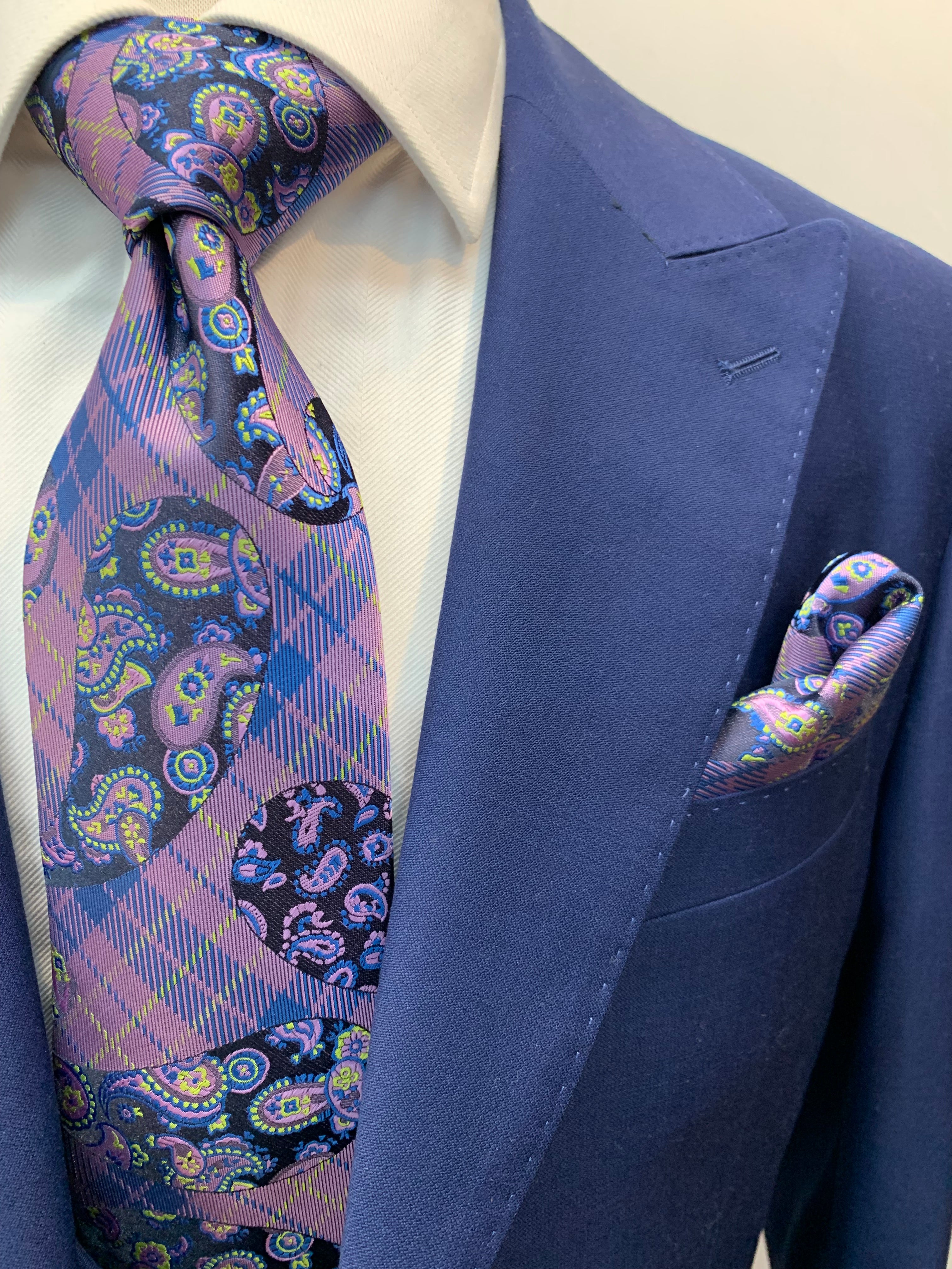 Berragamo 3pc French Blue Suit