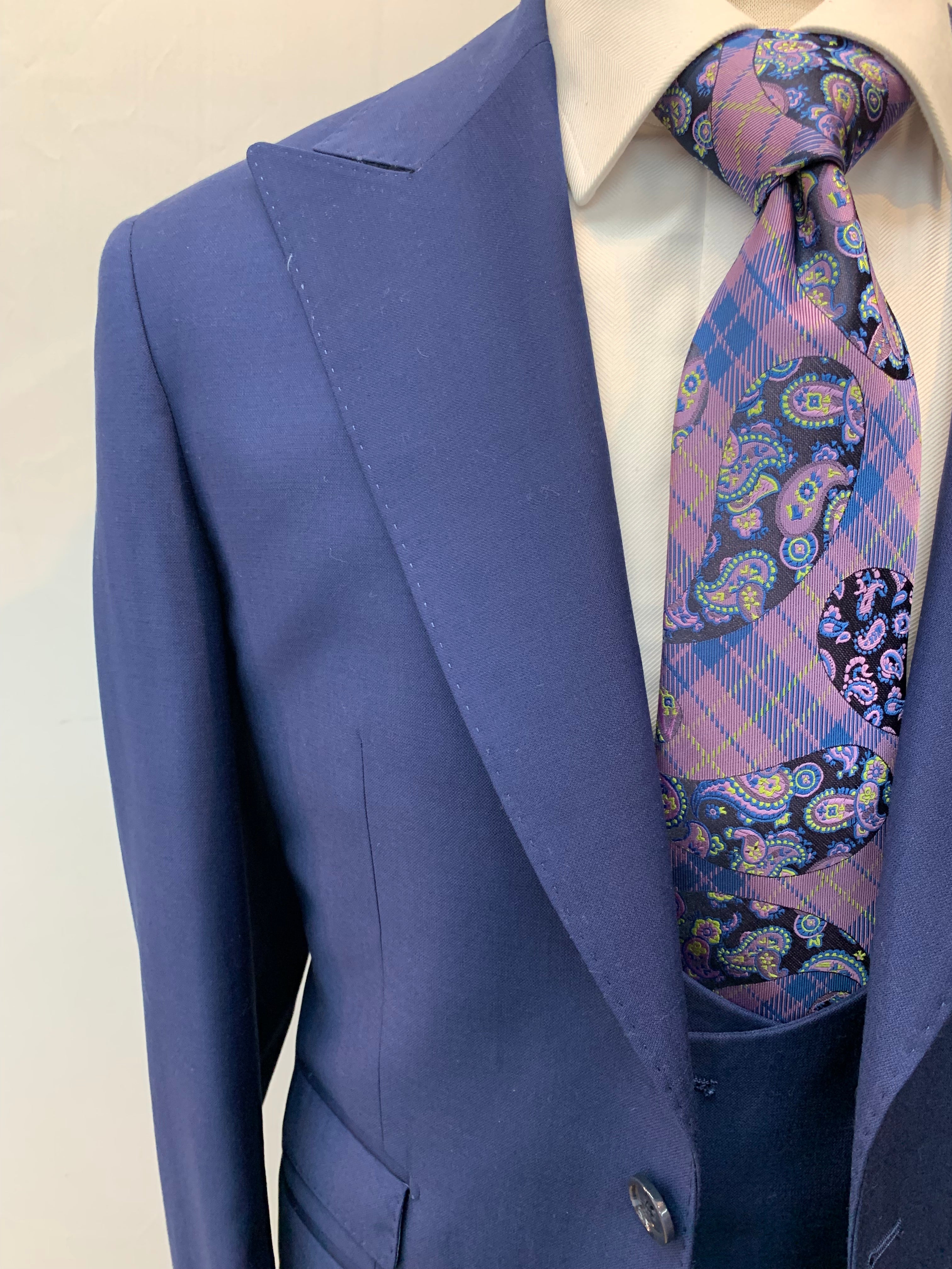 Berragamo 3pc French Blue Suit