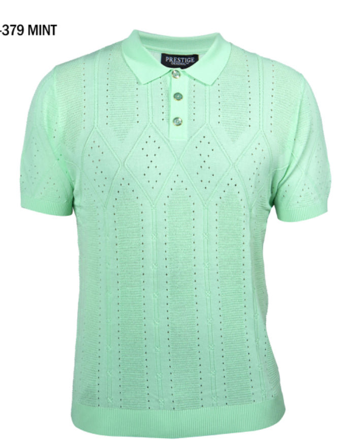 Prestige Lime Green Short Sleeve Shirt