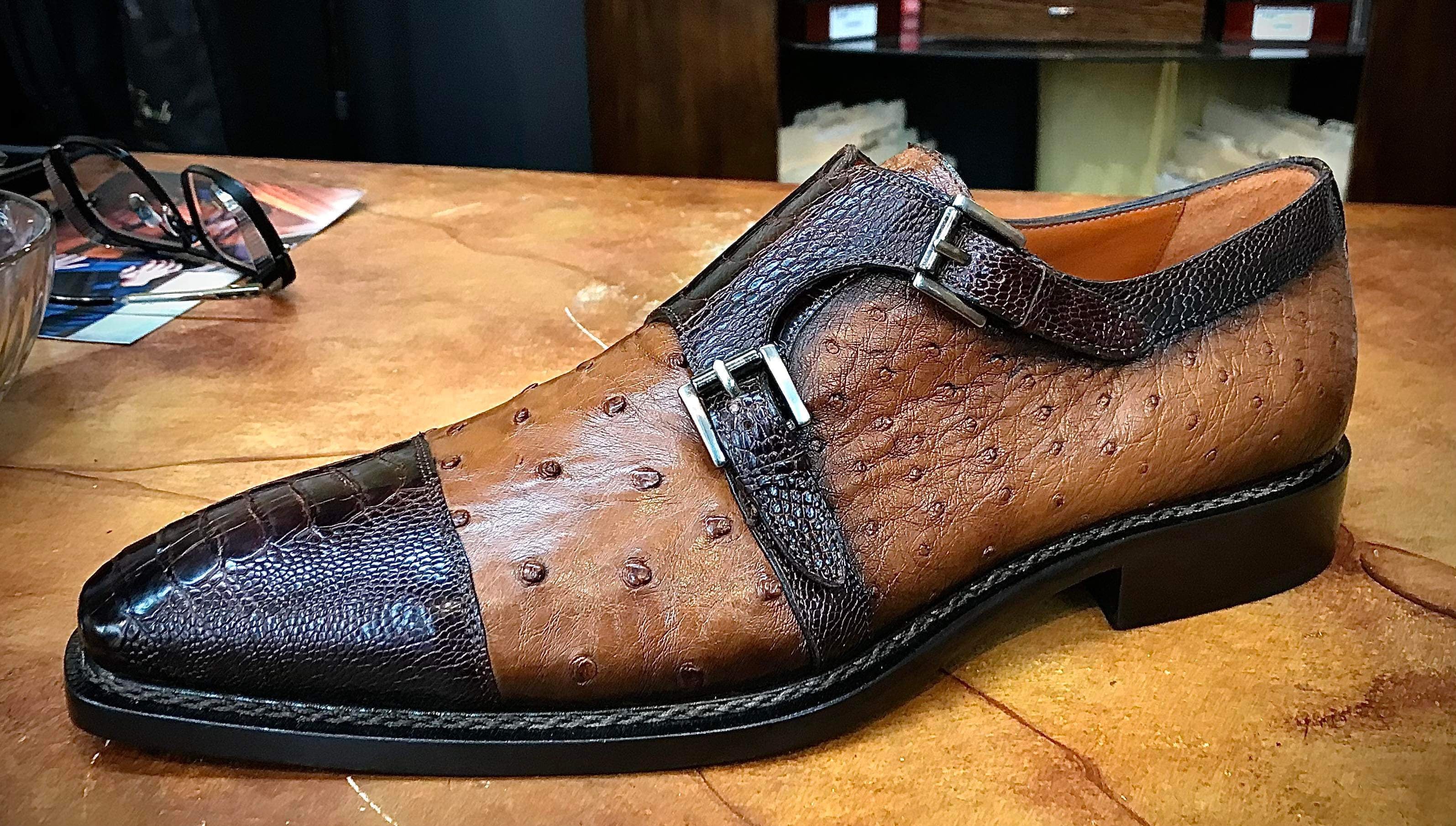 Mezlan Rugger Double Monkstrap