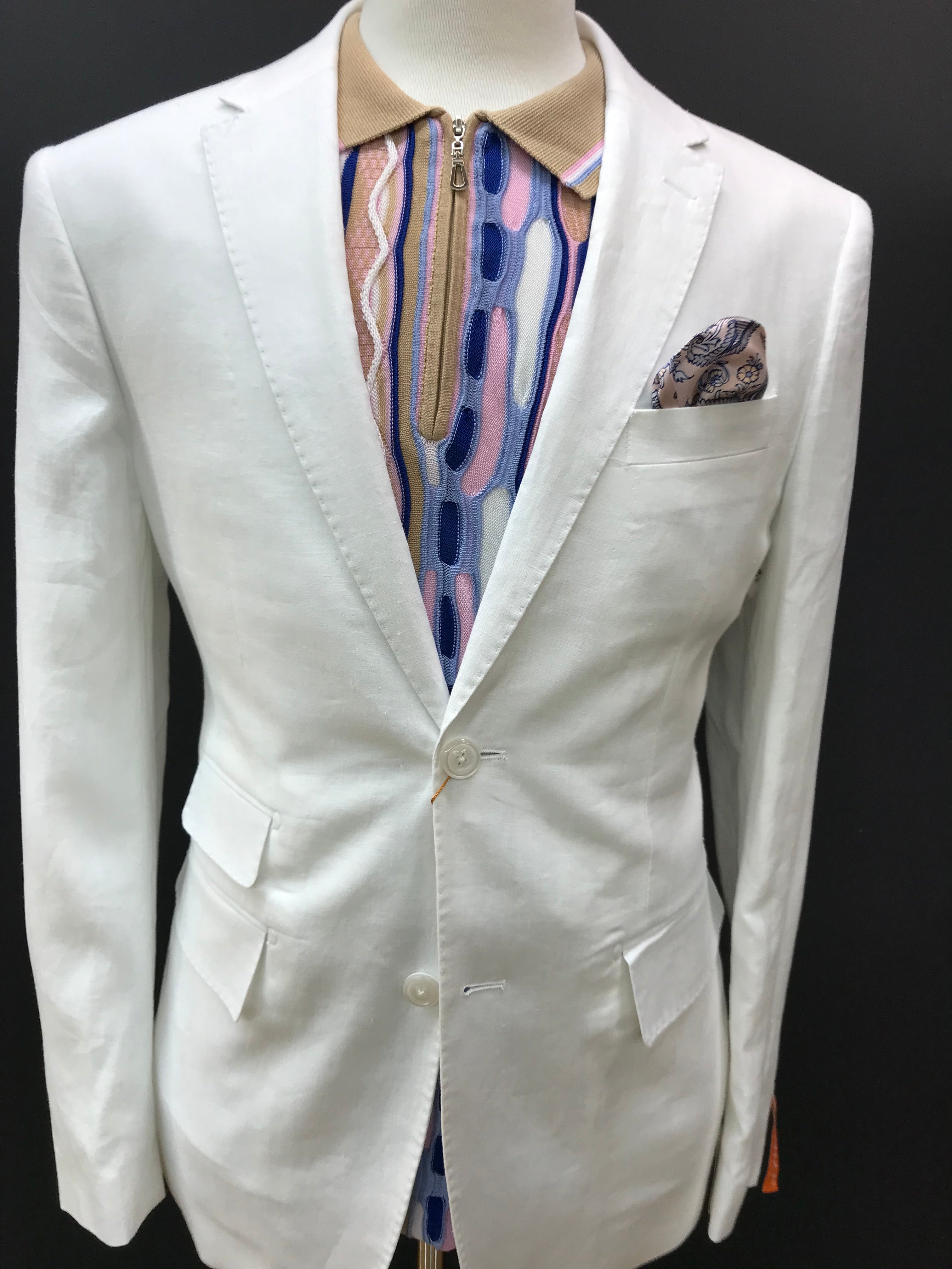 White Linen Two Piece