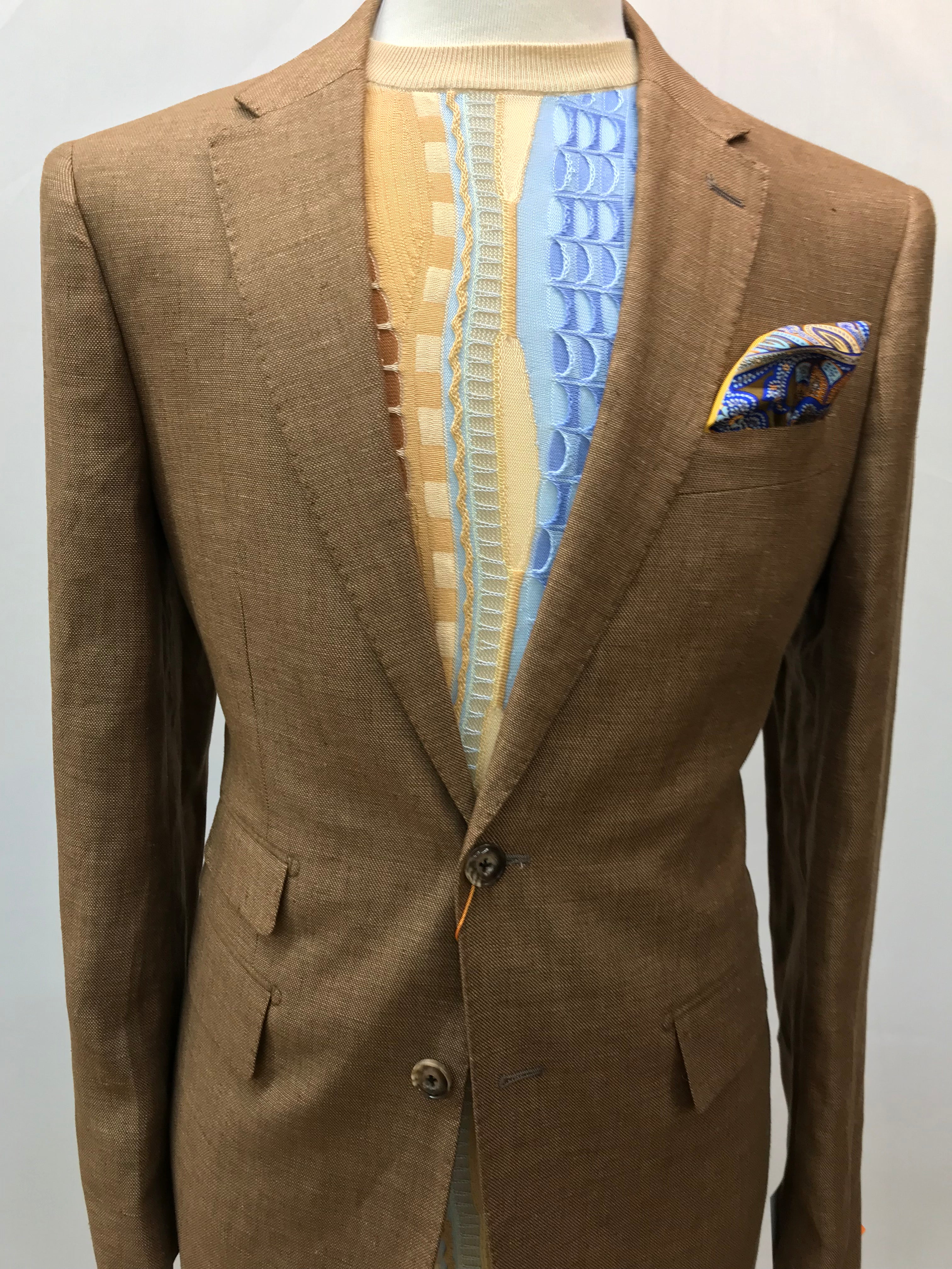 Brown Linen Two Piece