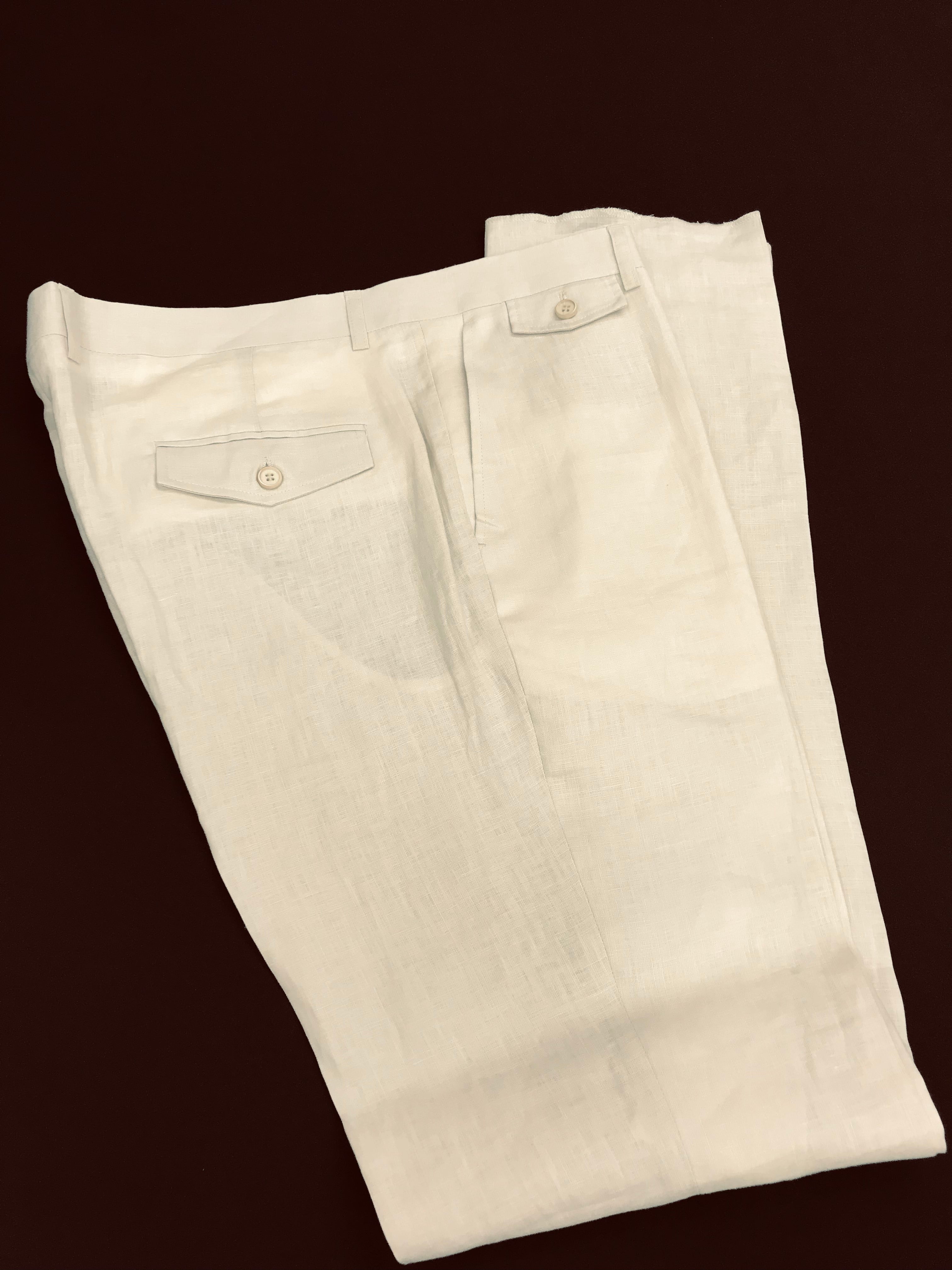 Cigar Linen Slacks