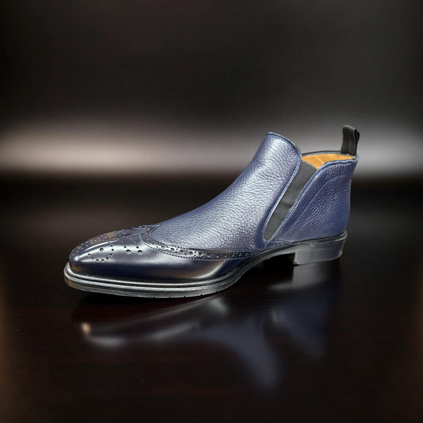 Mezlan Navy Bexley Boot