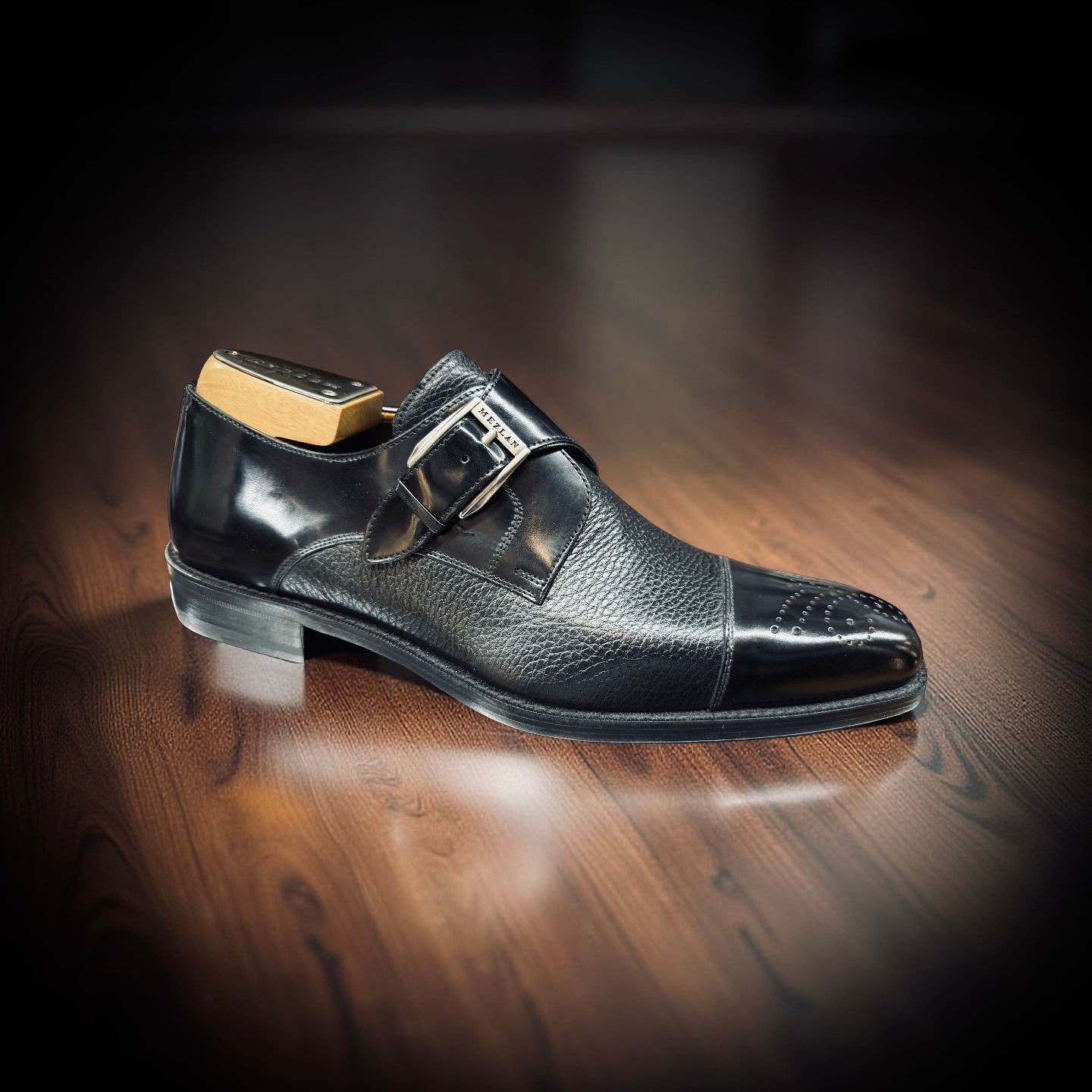 Mezlan Black & Navy Phoenix Shoes