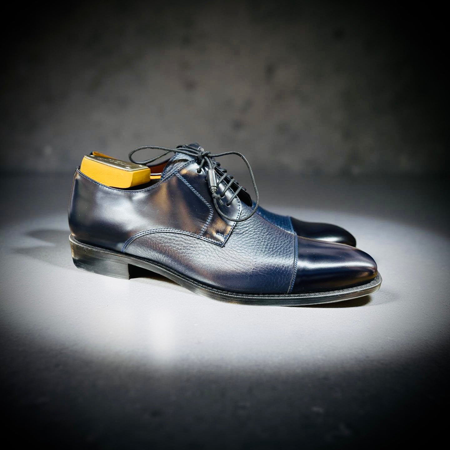 Mezlan Black & Navy Phoenix Shoes