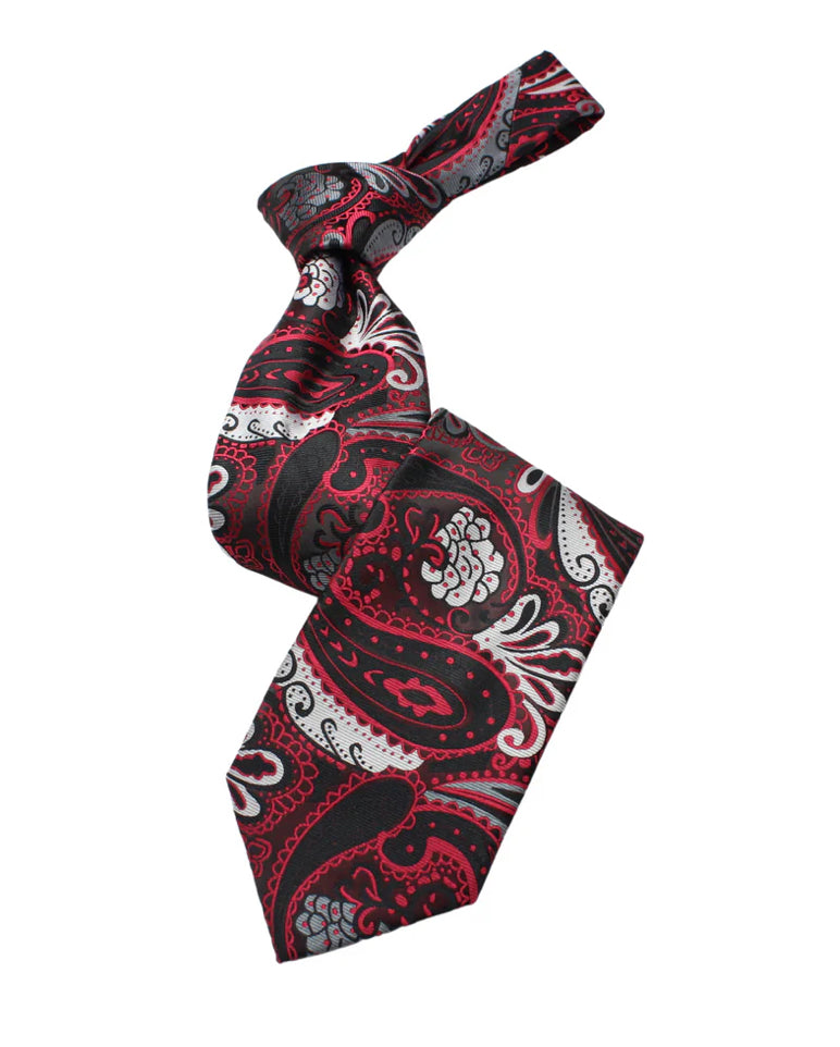 Bo Black and Red Paisley