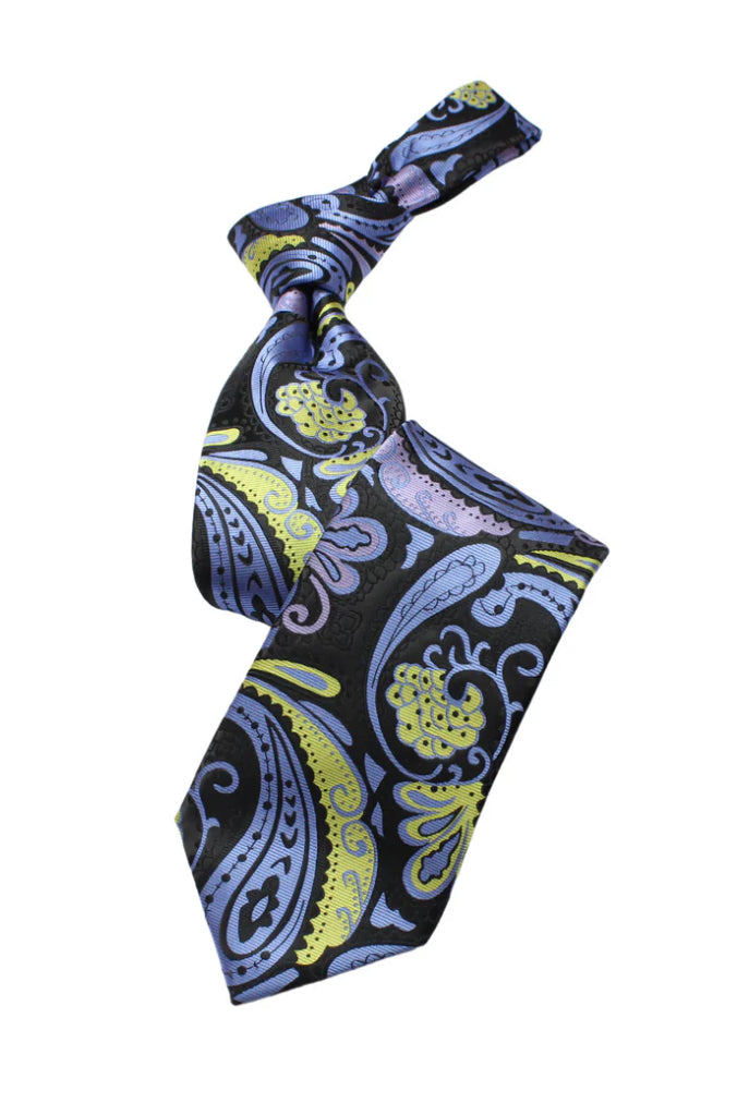 Bo Black and Blue Paisley