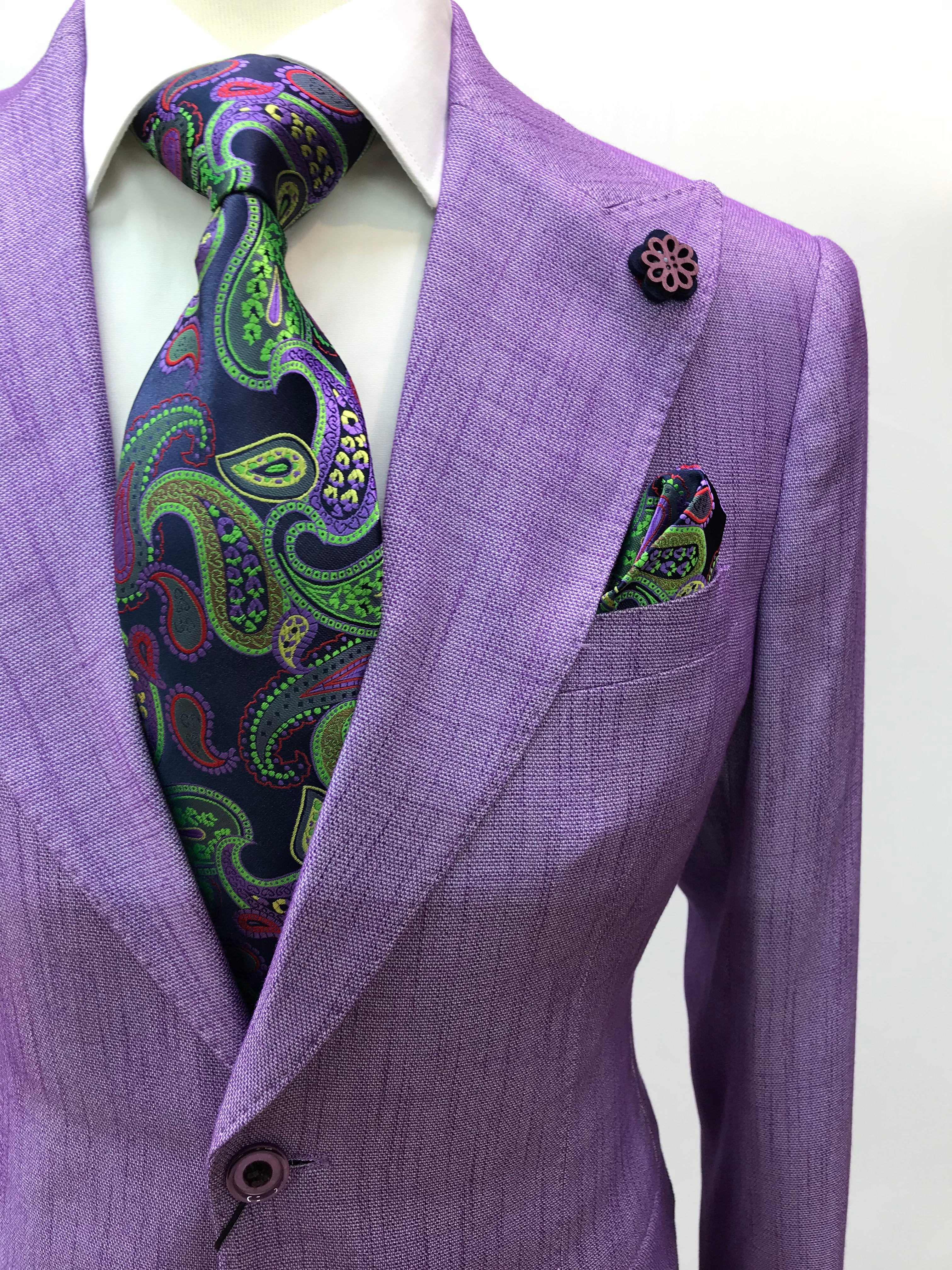 Slim Fit Purple Sportcoat