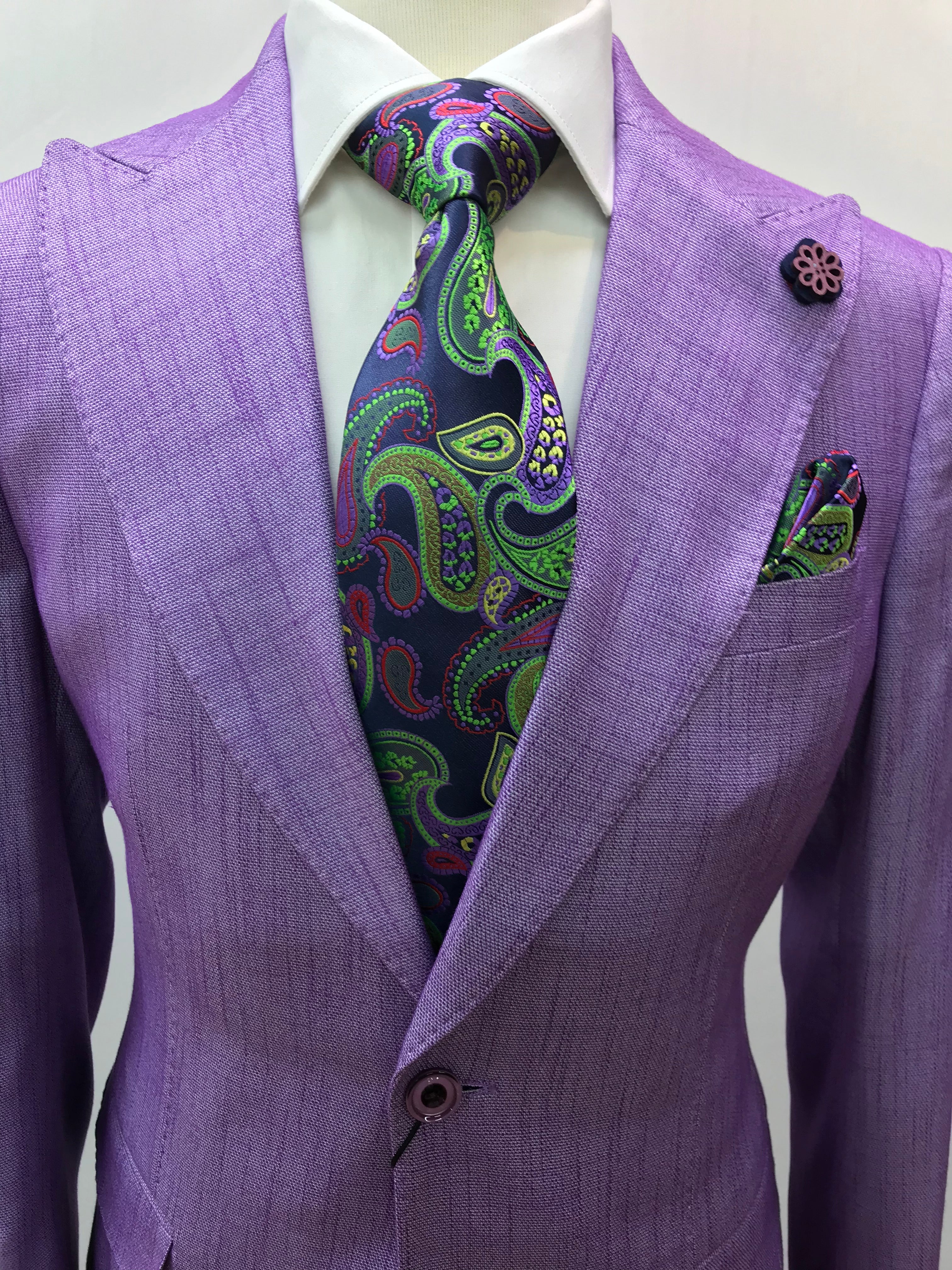 Slim Fit Purple Sportcoat