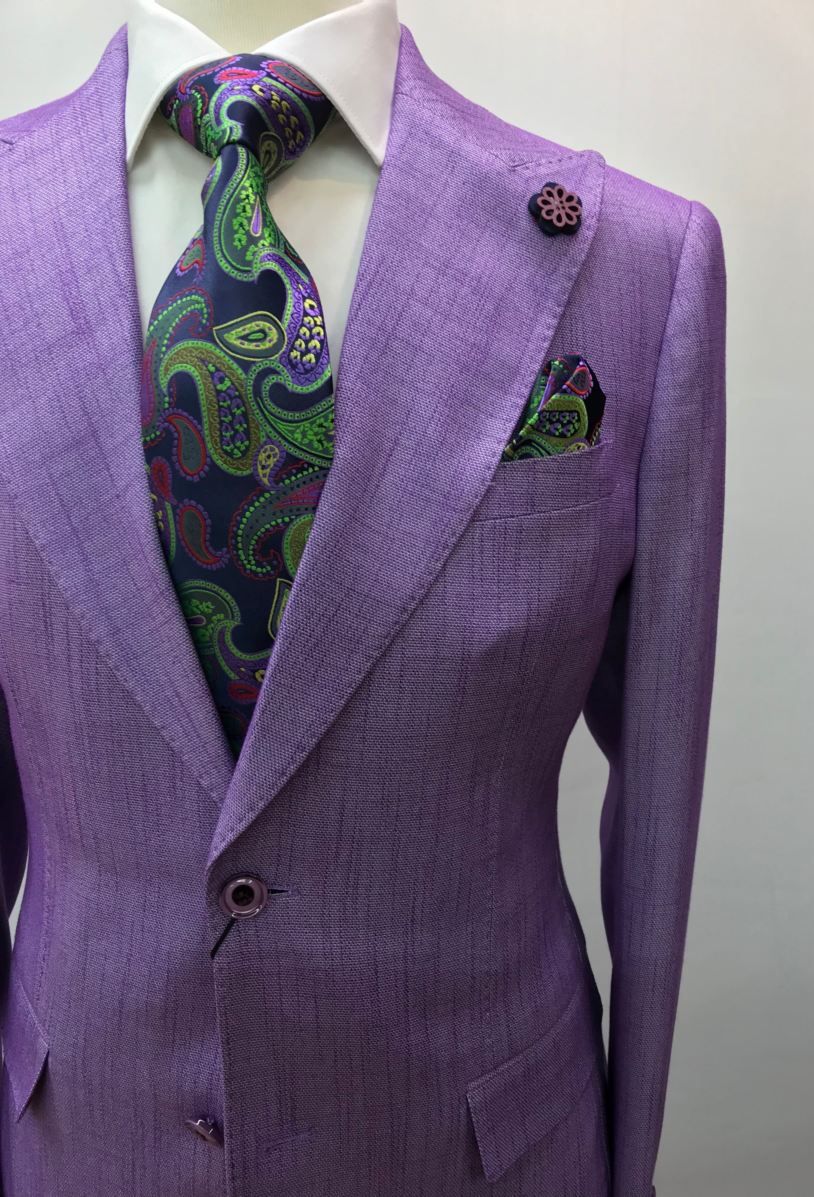 Slim Fit Purple Sportcoat