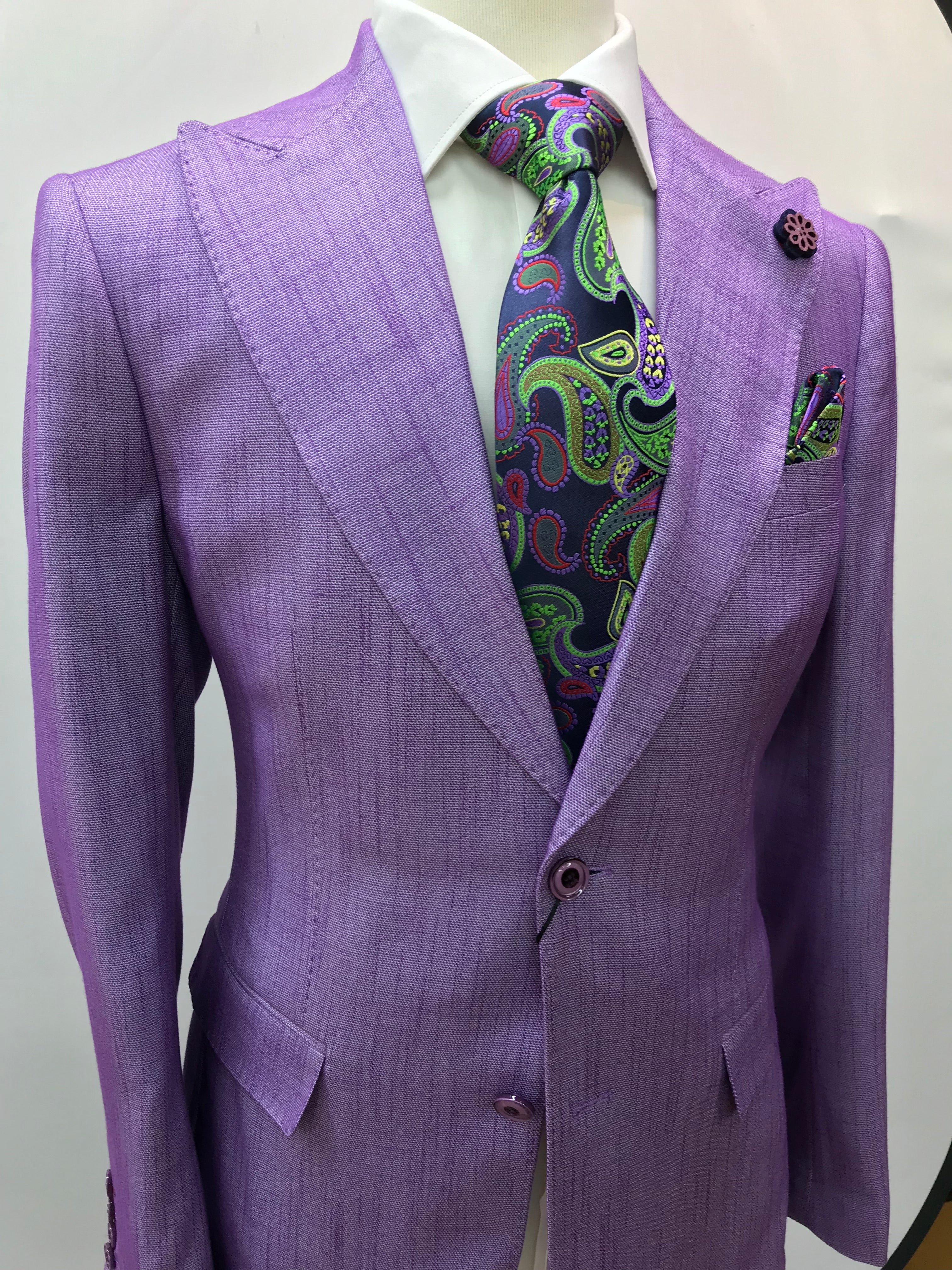 Slim Fit Purple Sportcoat