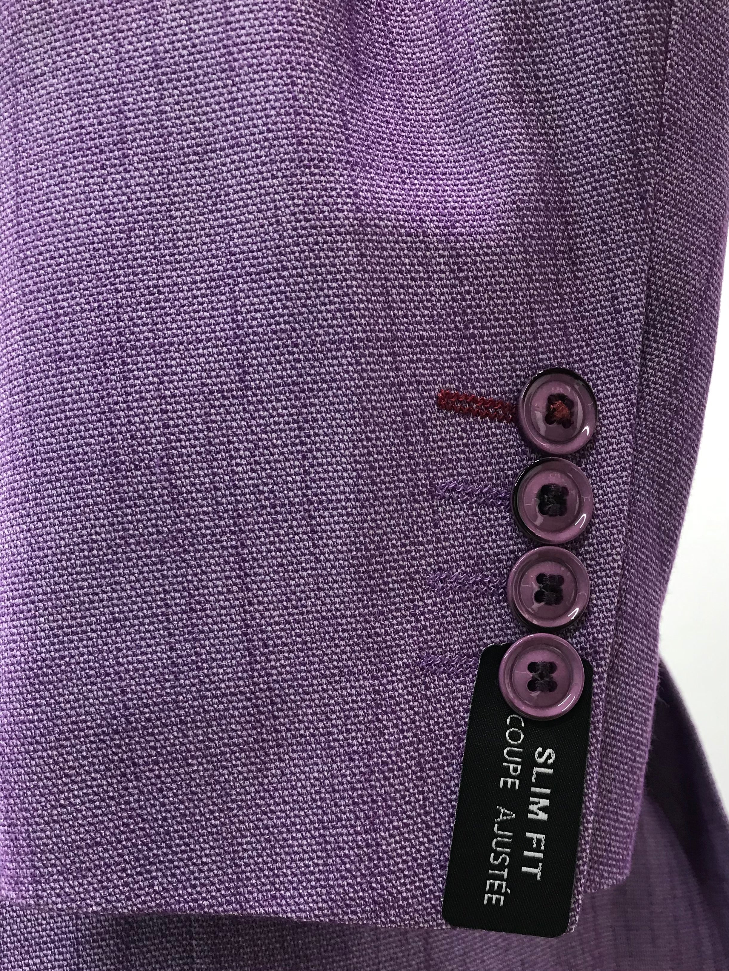 Slim Fit Purple Sportcoat