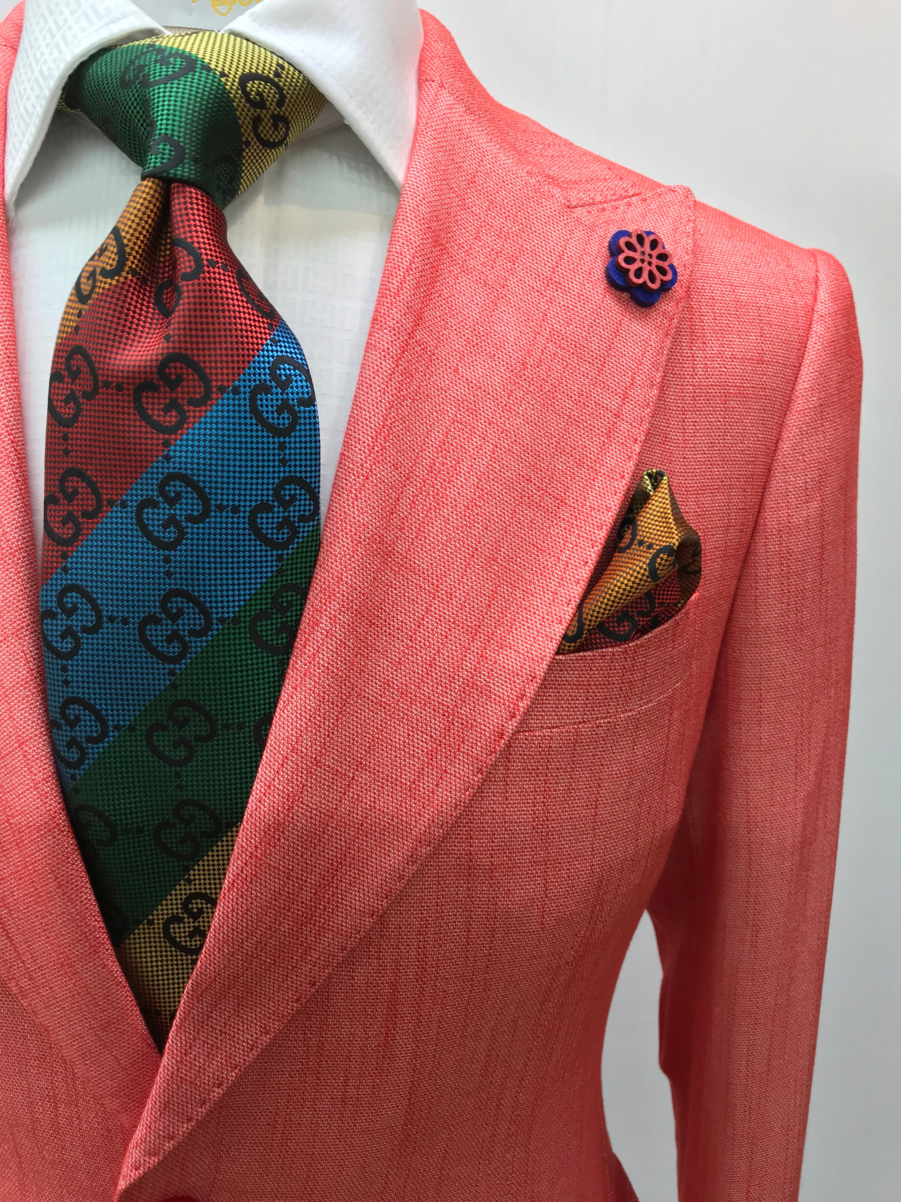 Slim Fit Orange Sportcoat