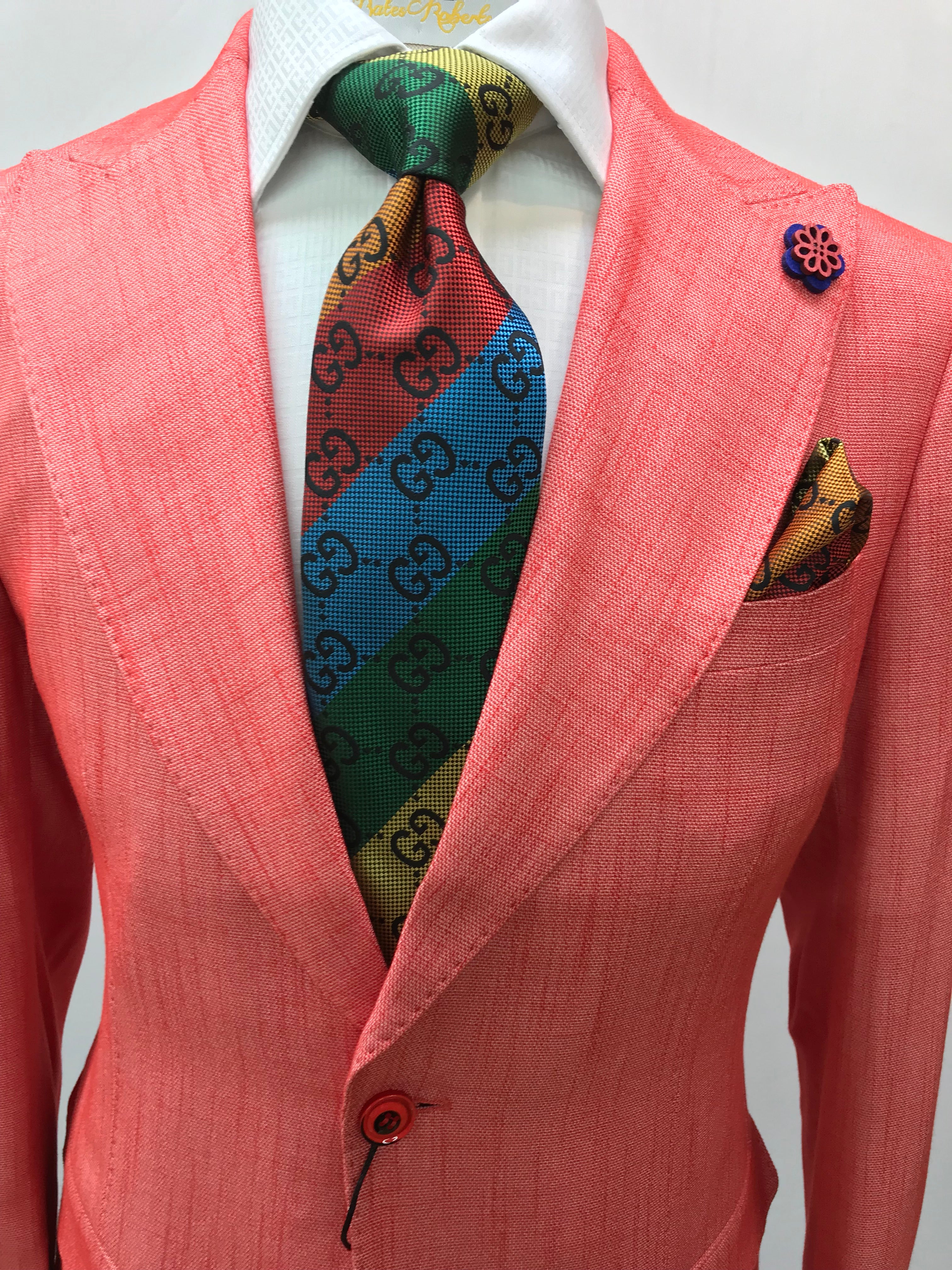 Slim Fit Orange Sportcoat