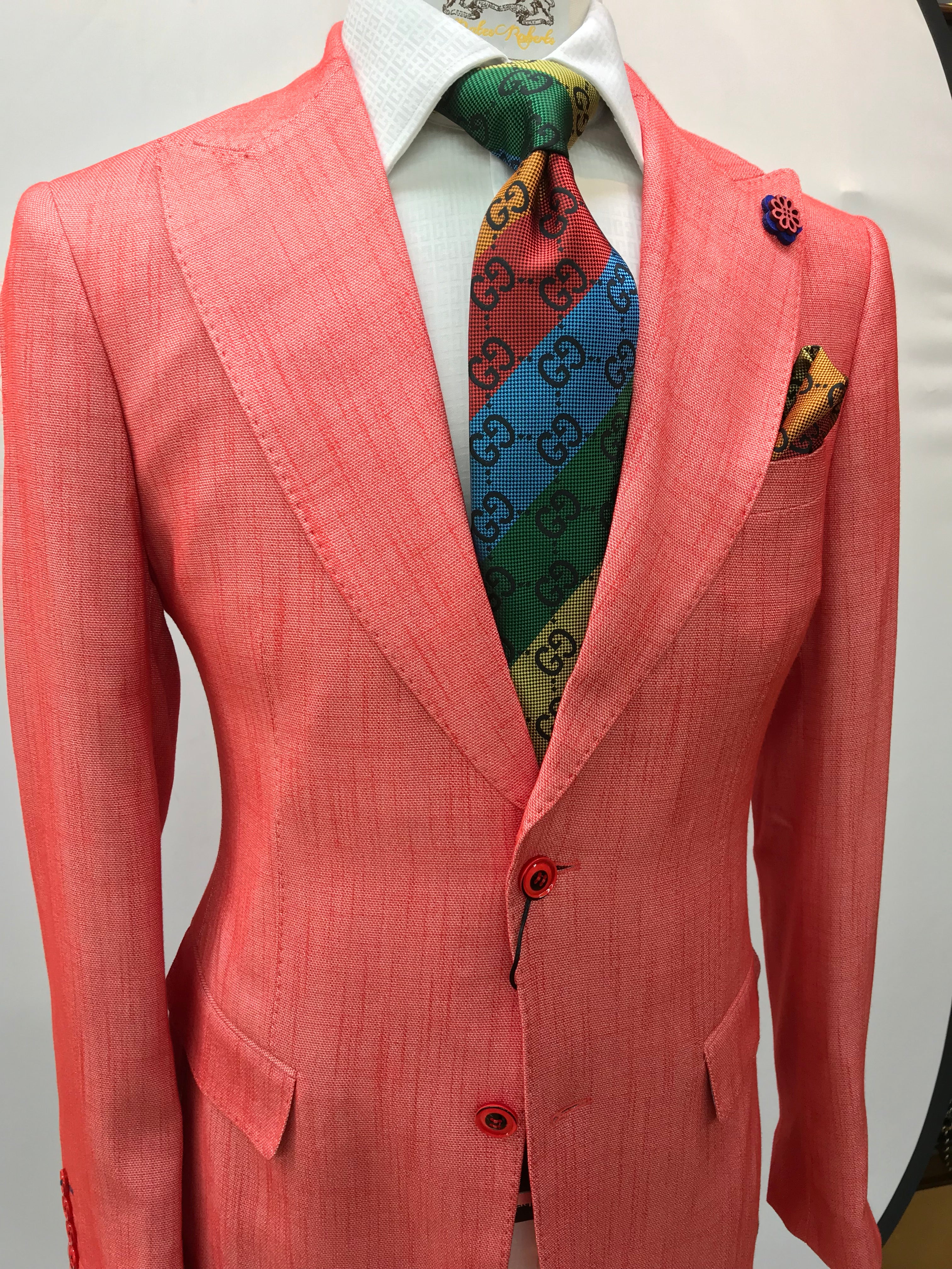 Slim Fit Orange Sportcoat