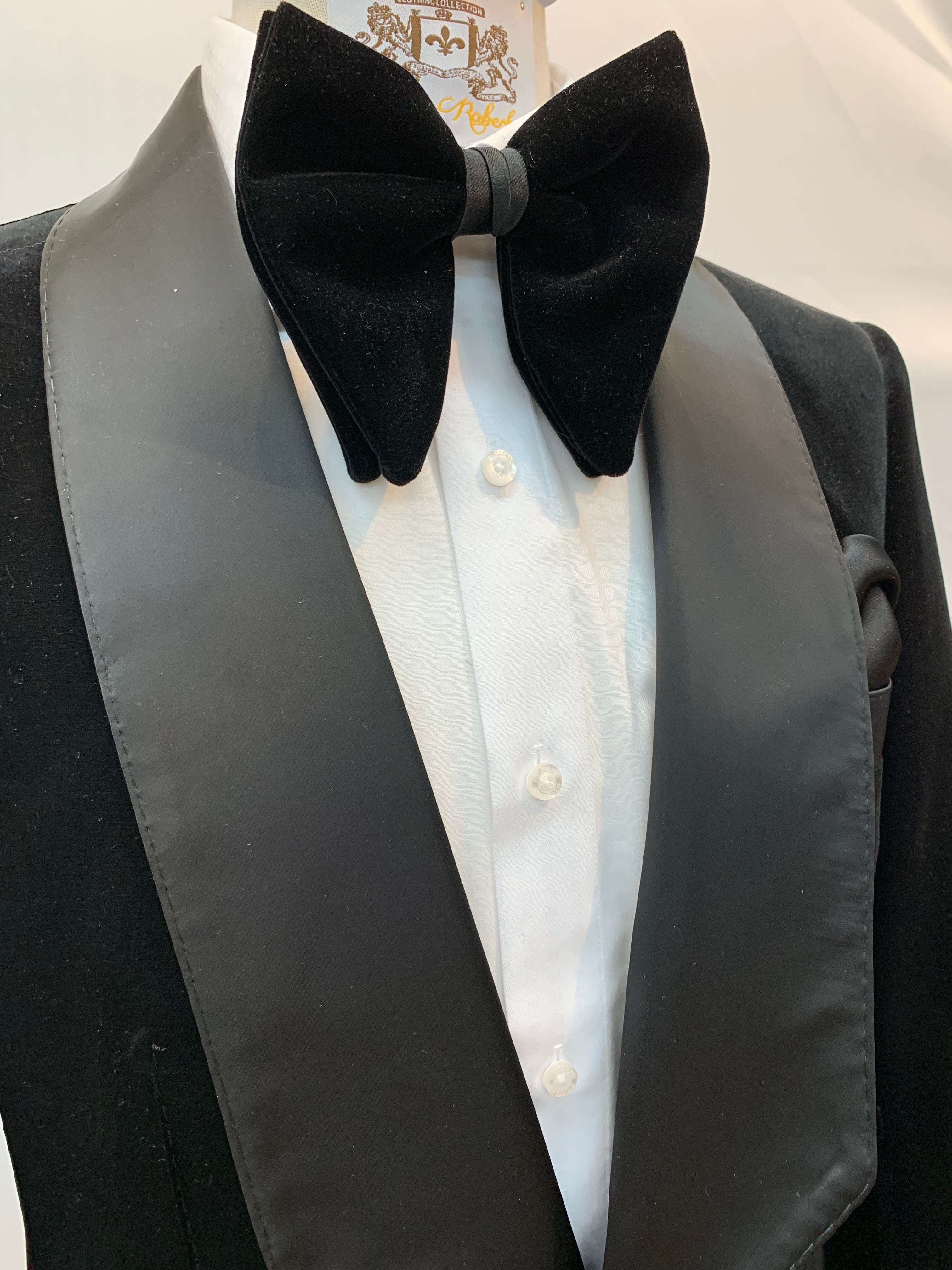 Black Velvet Two Piece Tuxedo