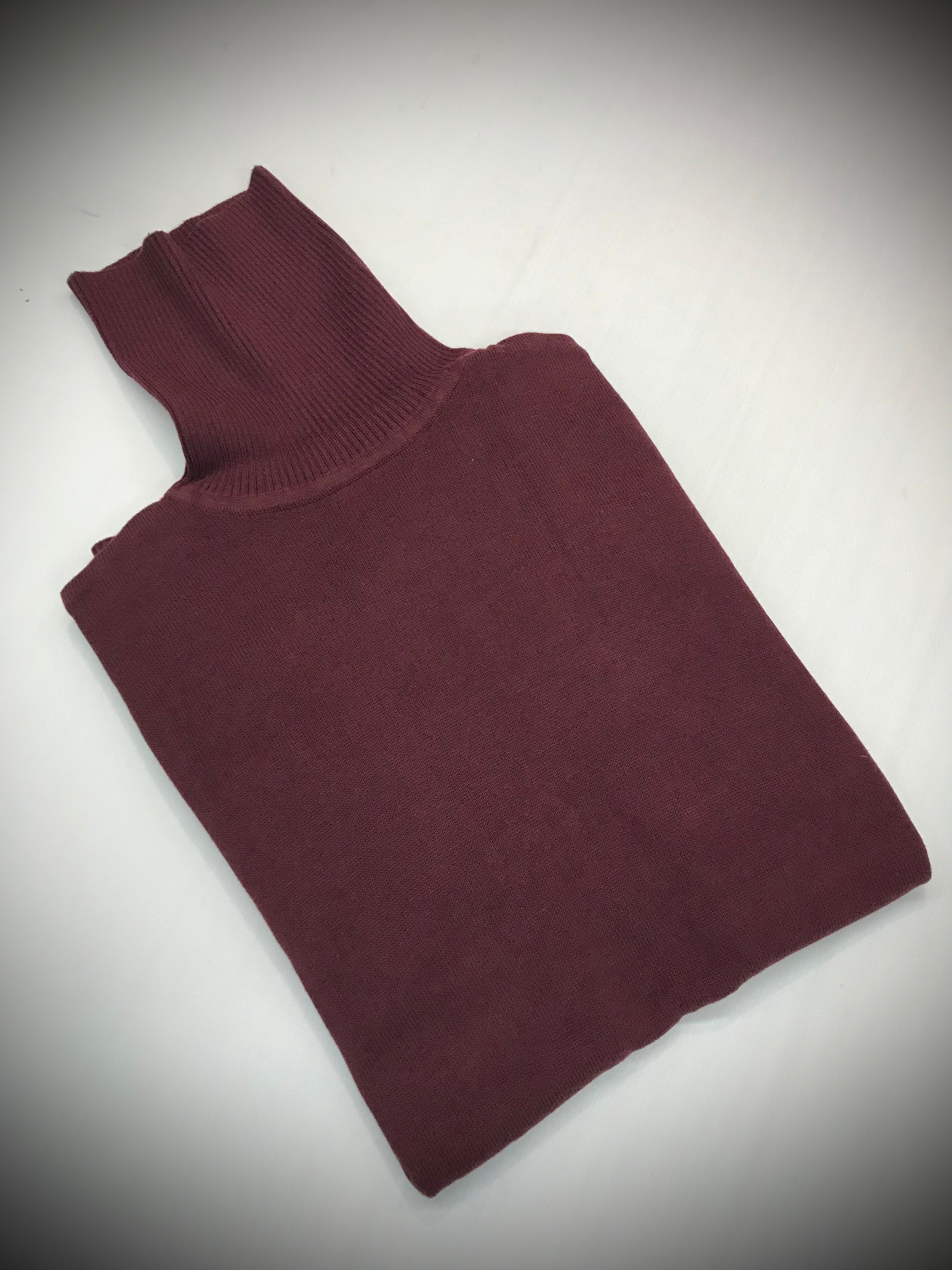 Burgundy Turtleneck