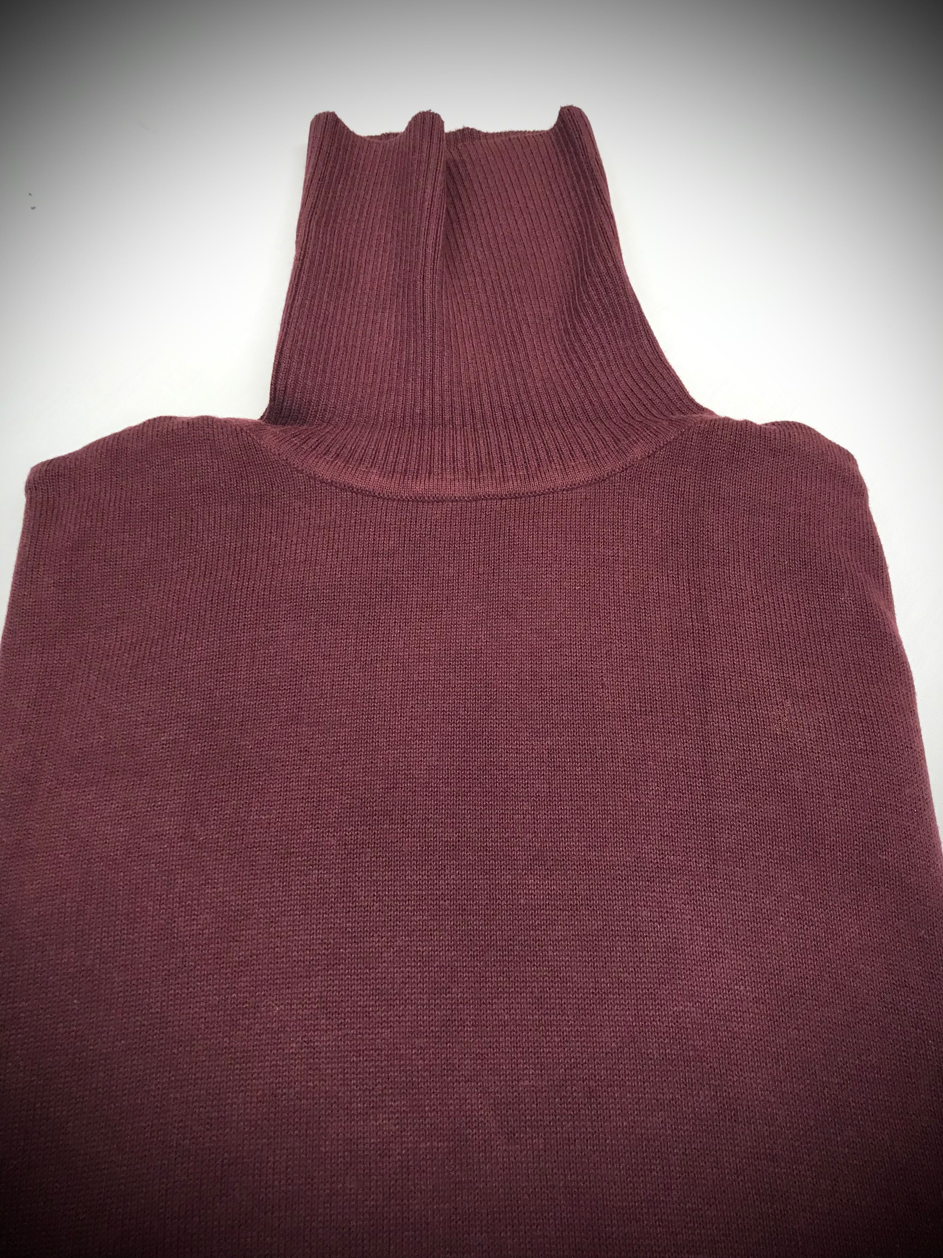 Burgundy Turtleneck