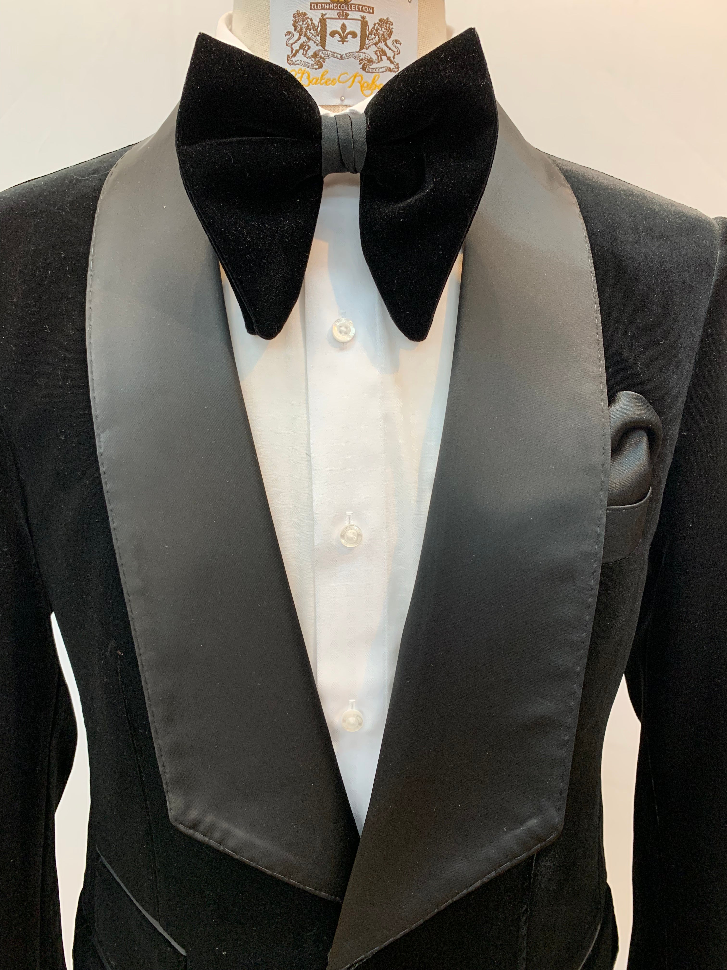 Black Velvet Two Piece Tuxedo