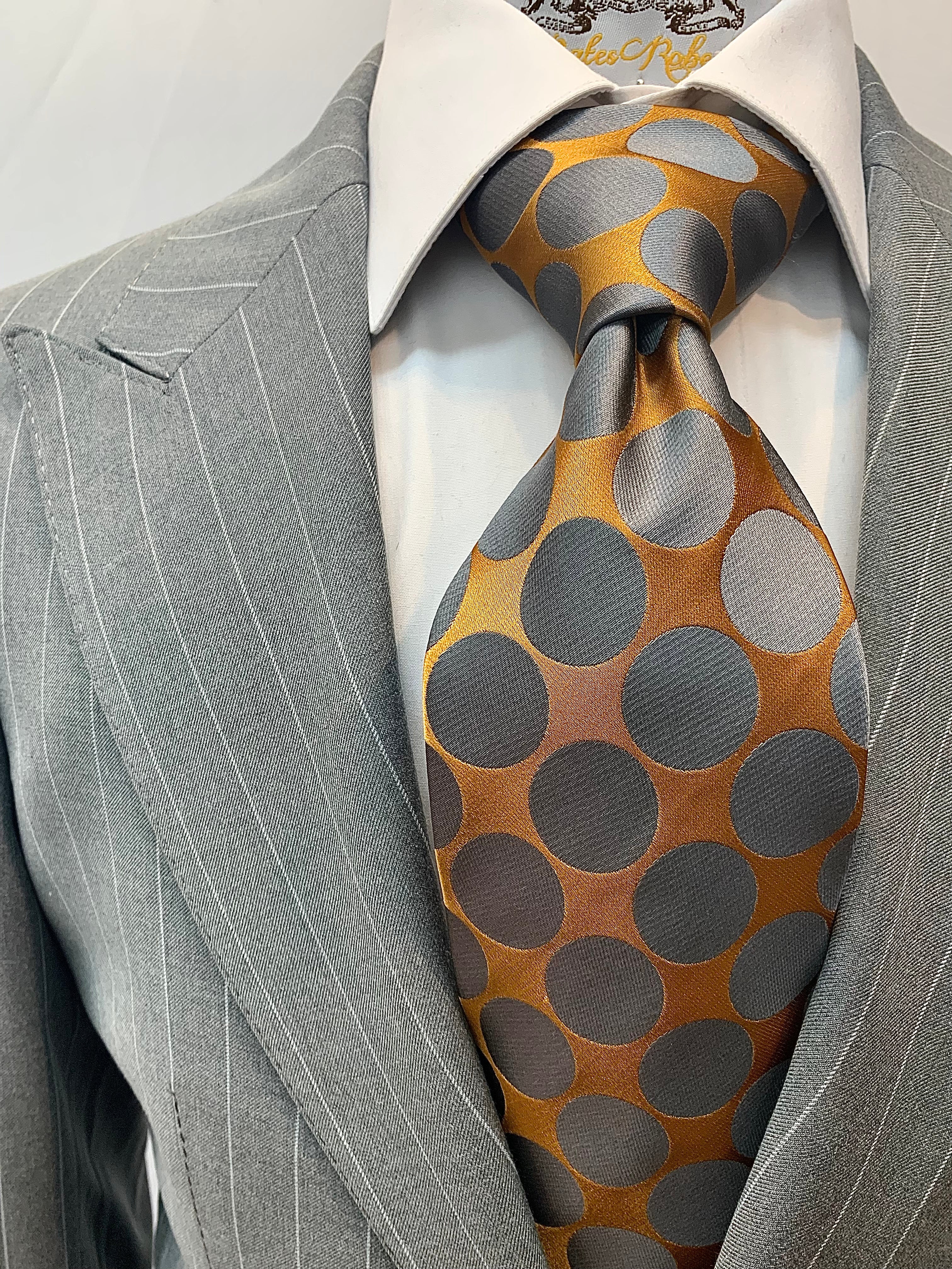 Stitch by Stitch Gray w/White Pinstripe Suit